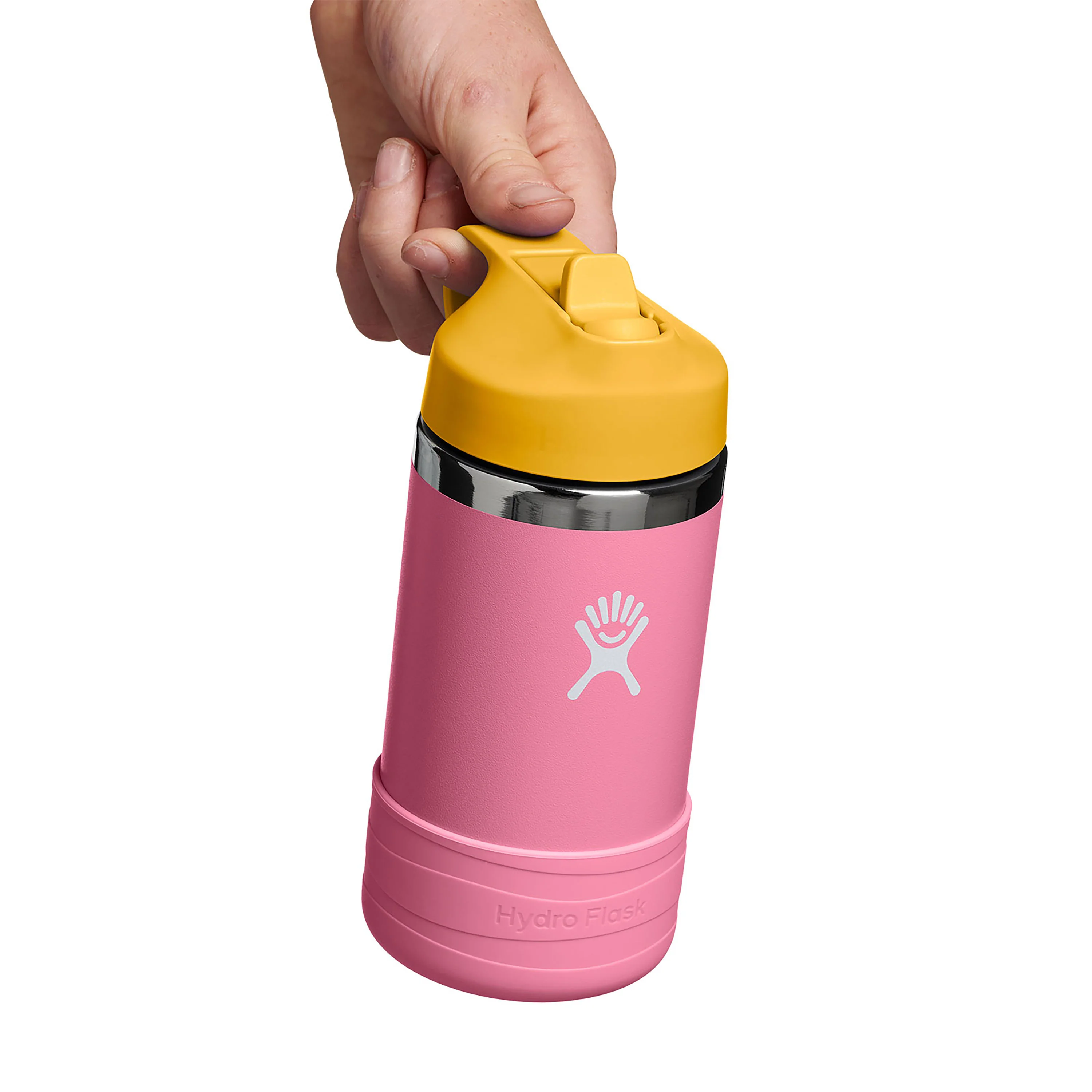 Kids Stainless Steel Wide Mouth Bottle with Straw Cap & Boot, 12 oz - Image 17