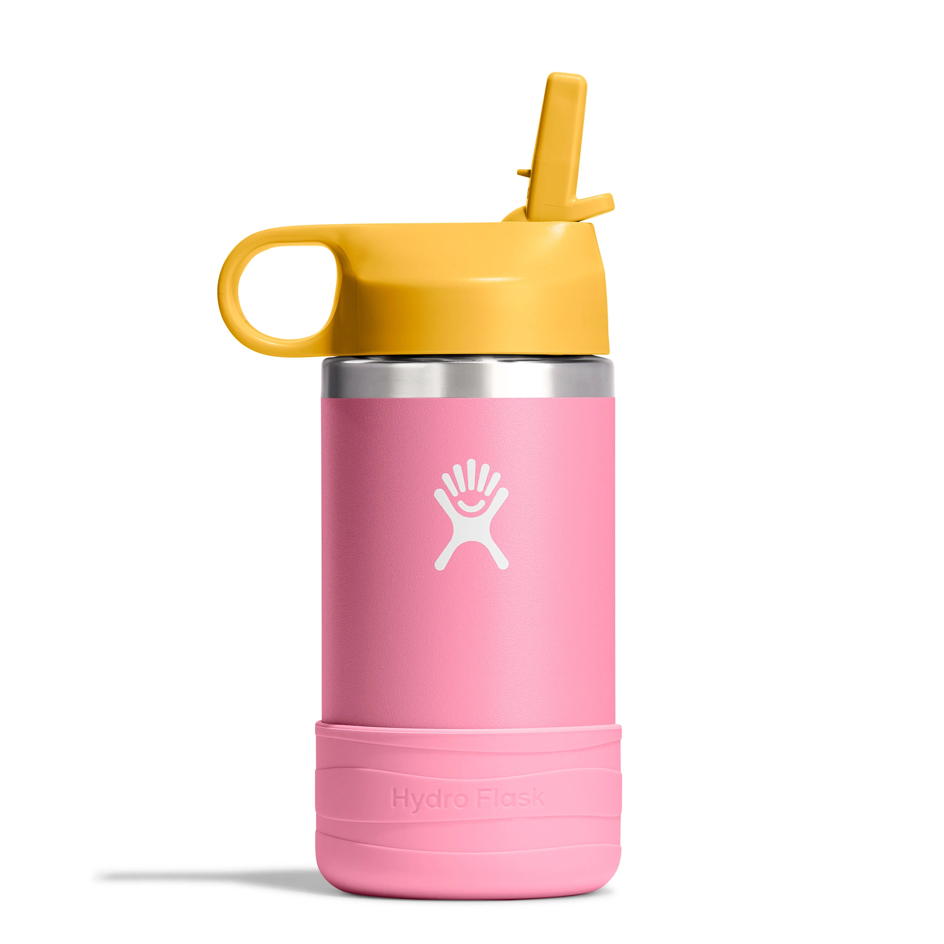 Kids Stainless Steel Wide Mouth Bottle with Straw Cap & Boot, 12 oz - Image 18
