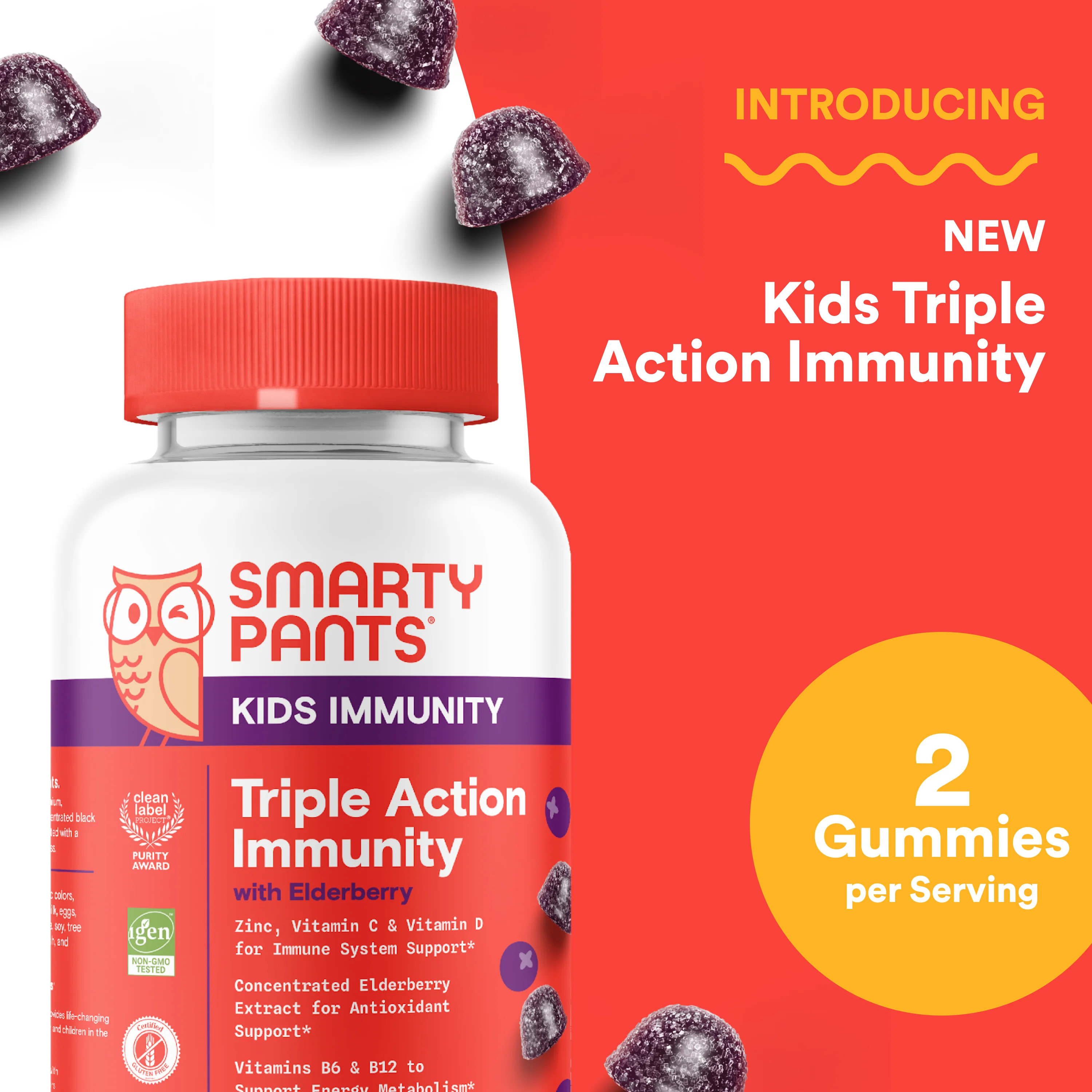 Kids Triple Action Immunity + Elderberry Gummies - Image 8
