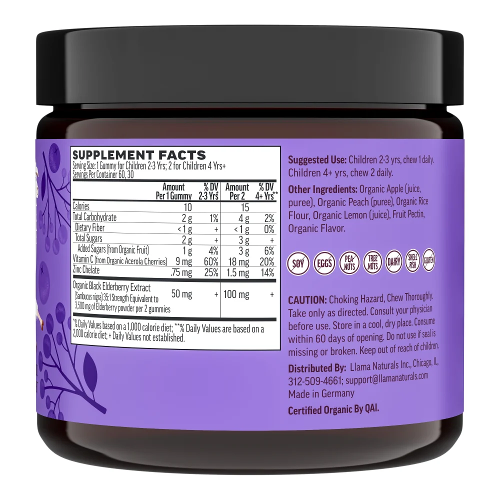 Kids Real Fruit Elderberry Gummies - Image 3