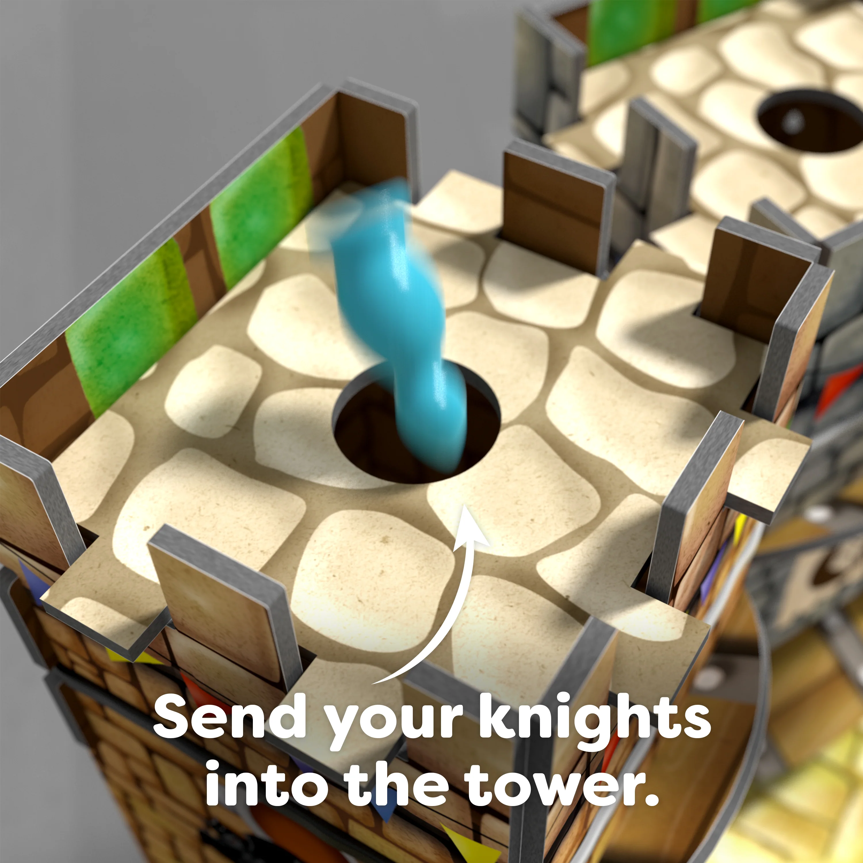 Knuckling Knights 3D Board Game - Dragon Spectacle, 4+ Years - Image 3