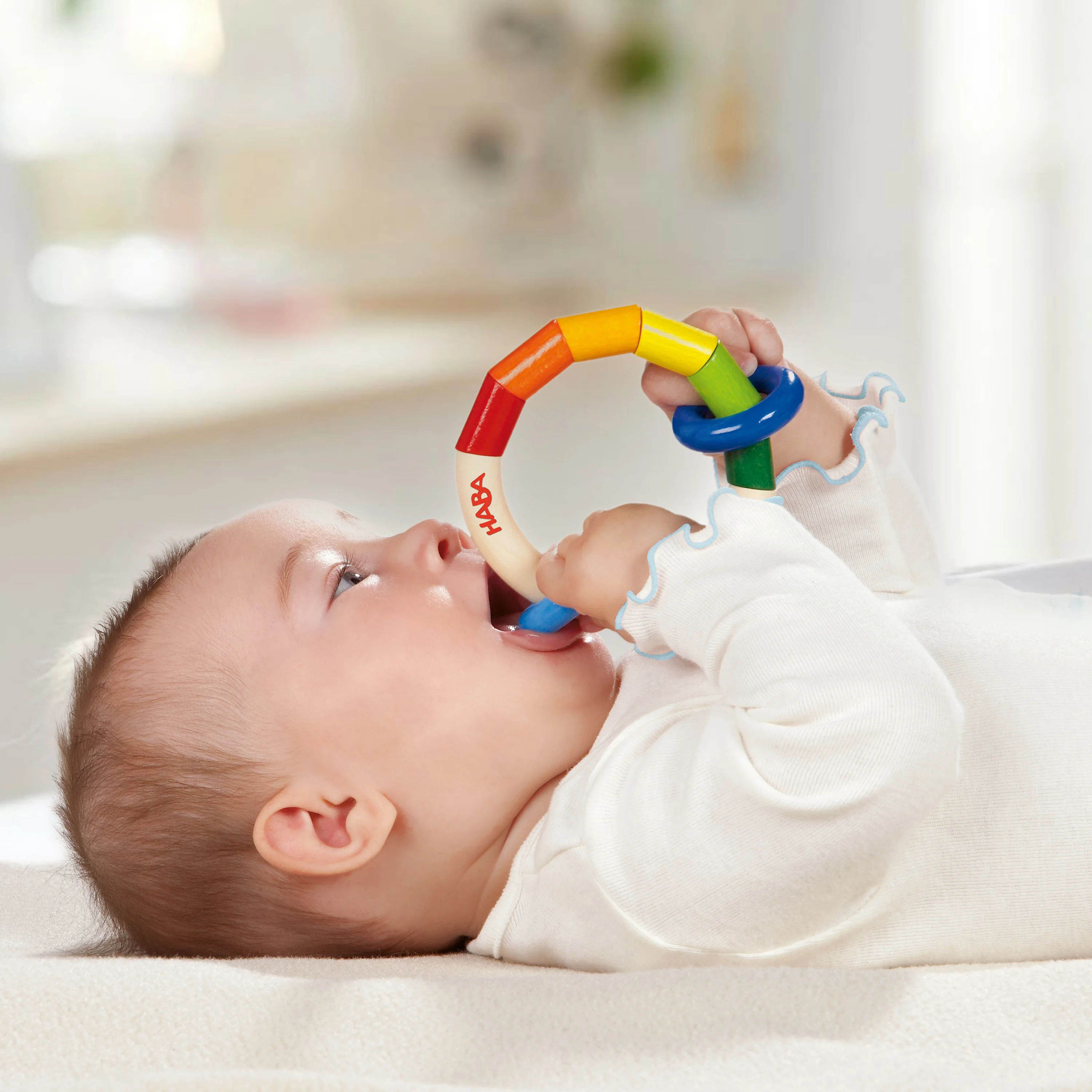 Kringelring Wooden Baby Rattle - Image 3