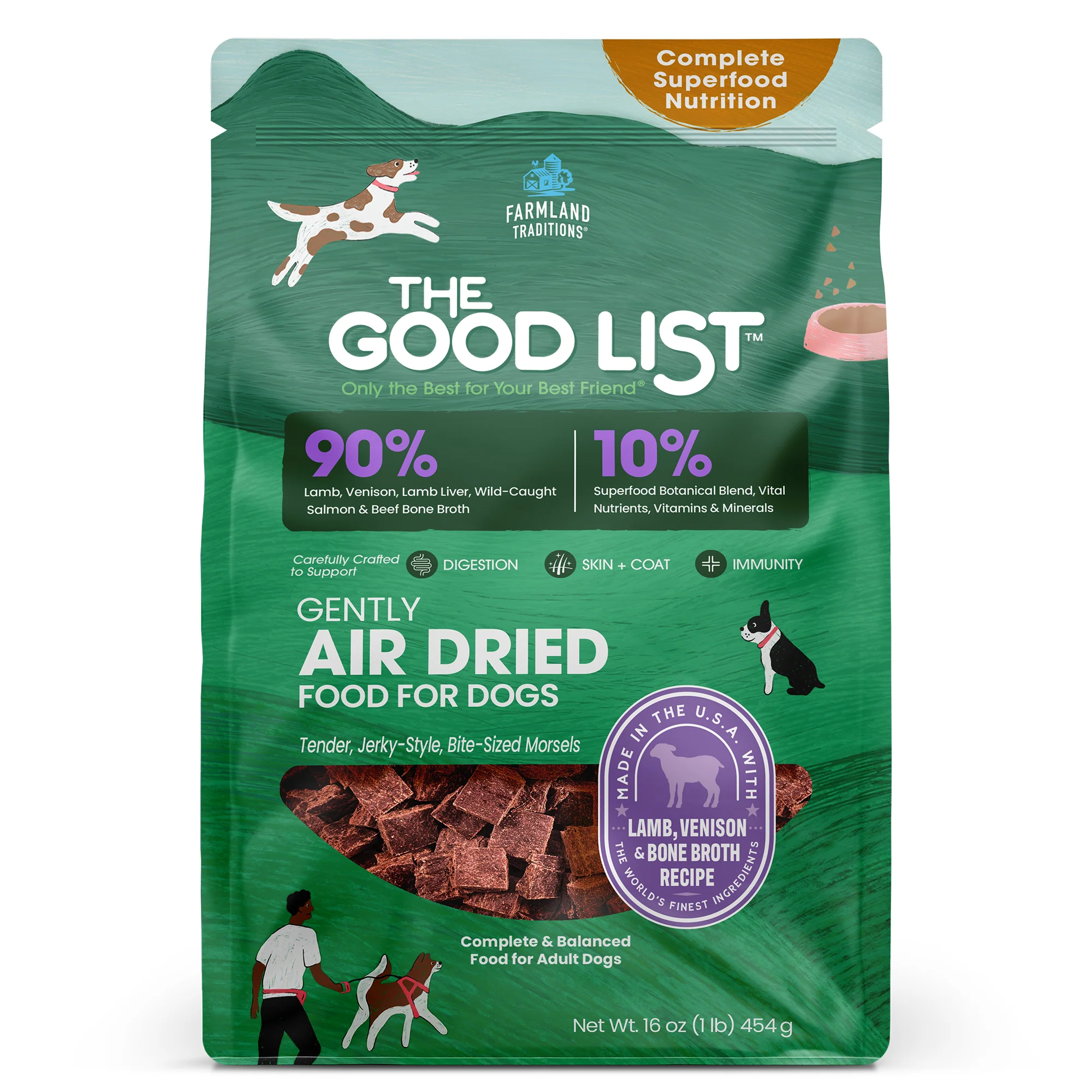 Lamb, Venison & Bone Broth Recipe, Food, Topper, and Mixer for Dogs - Image 6