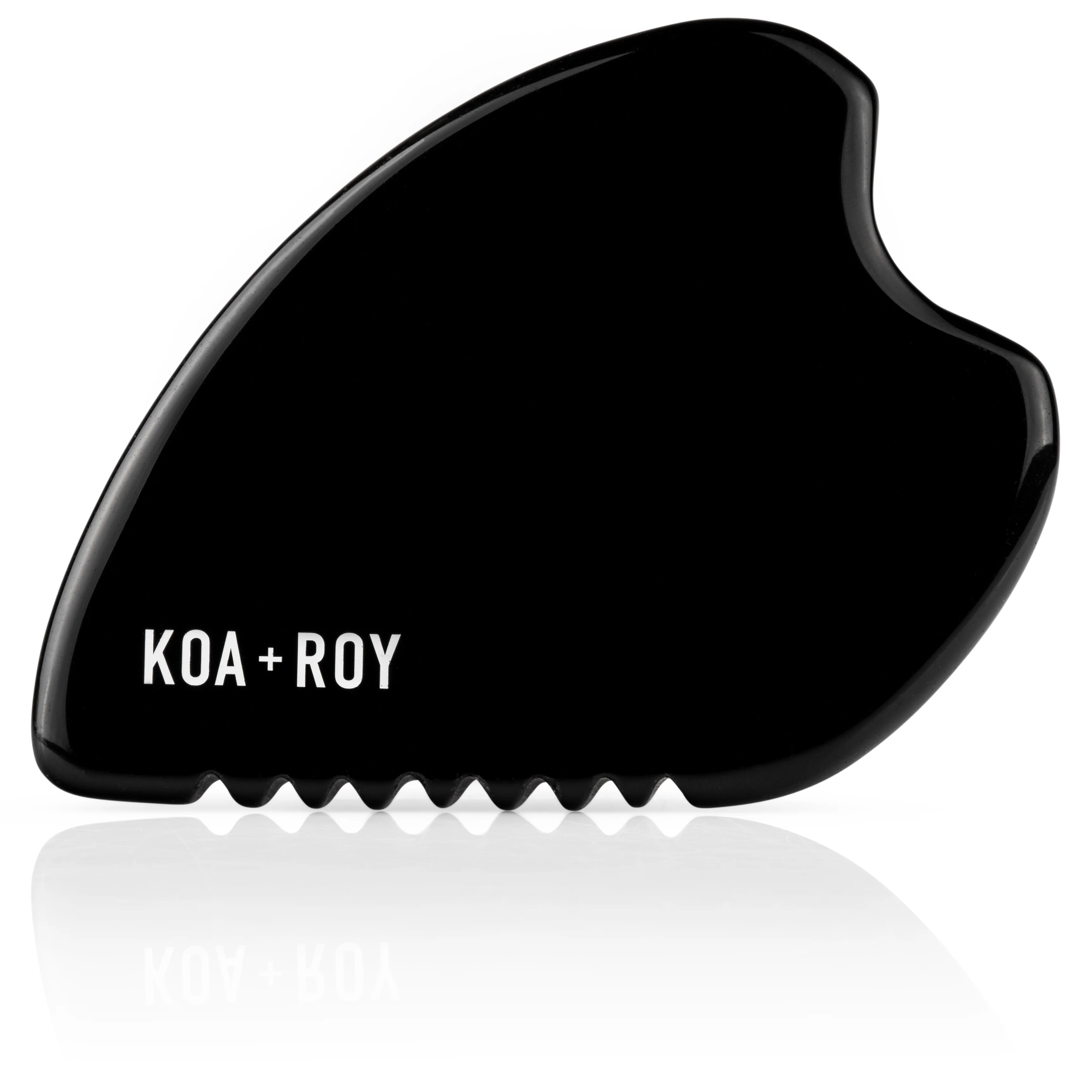 Large Black Obsidian Body Gua Sha Tool - Image 2