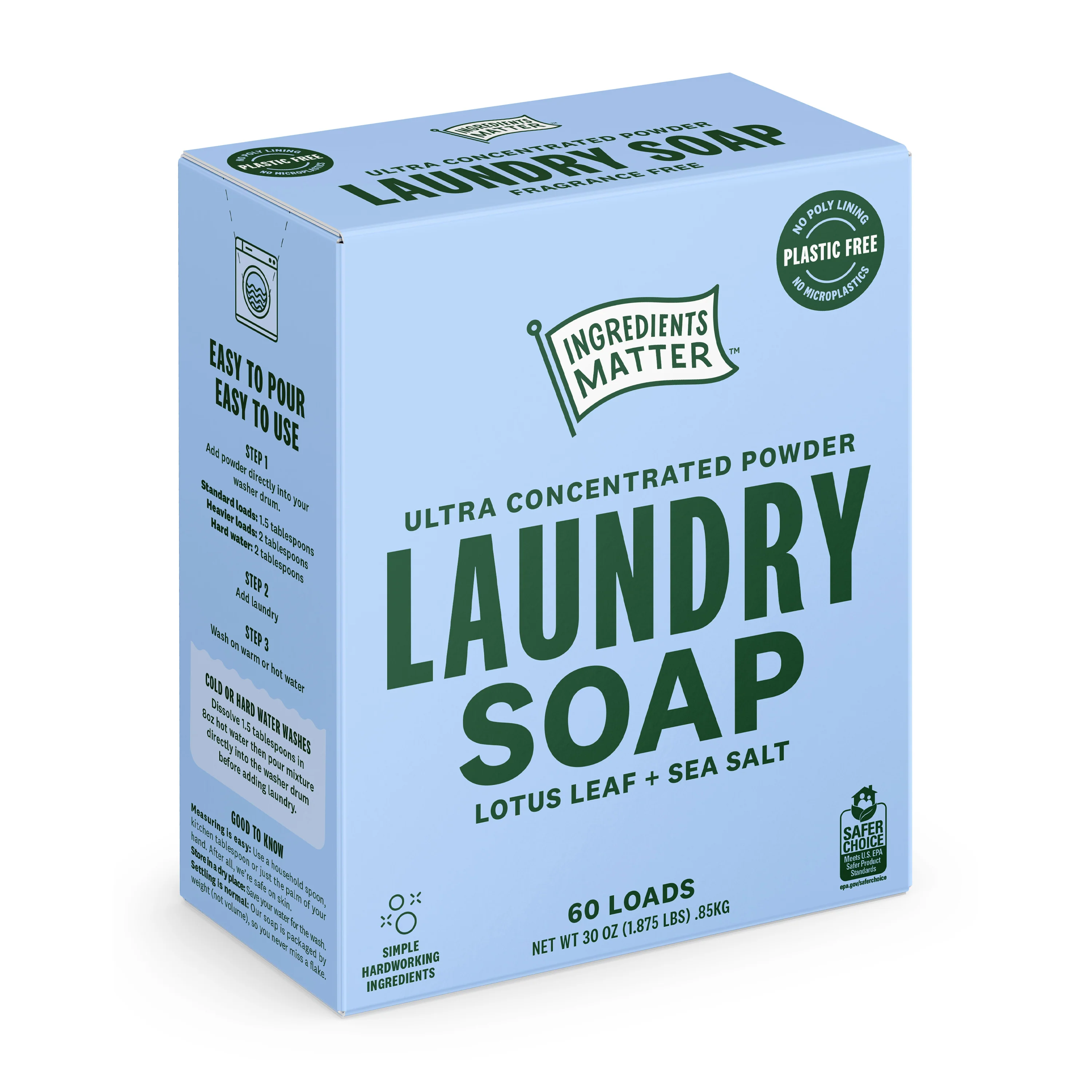 Laundry Soap Powder, Ultra Concentrated - 60 Loads - Image 4