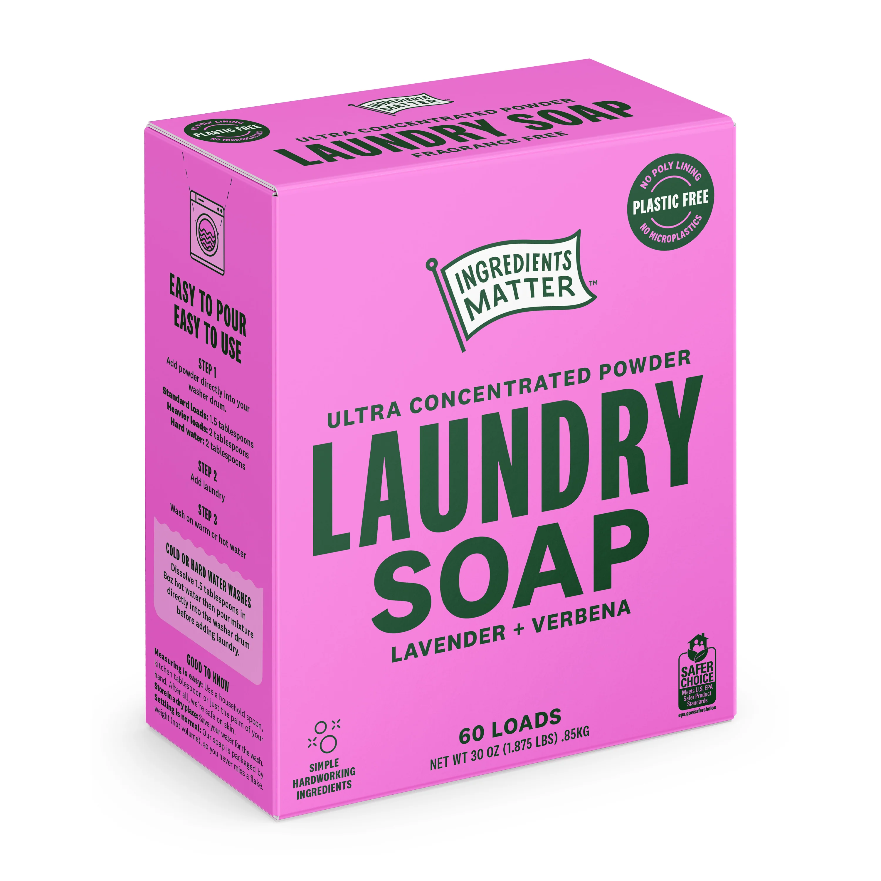 Laundry Soap Powder, Ultra Concentrated - 60 Loads - Image 5