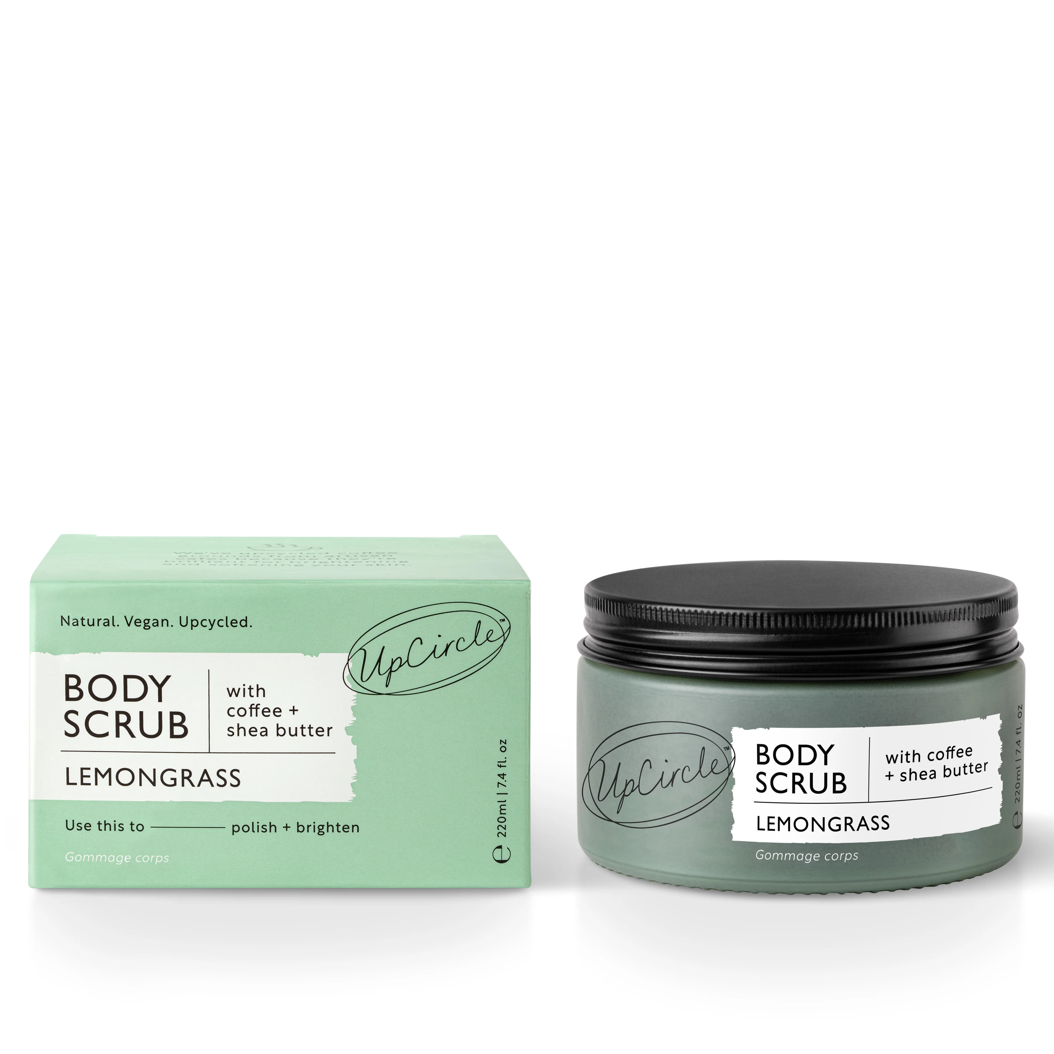 Lemongrass Body Scrub with Coffee + Shea Butter - Image 2