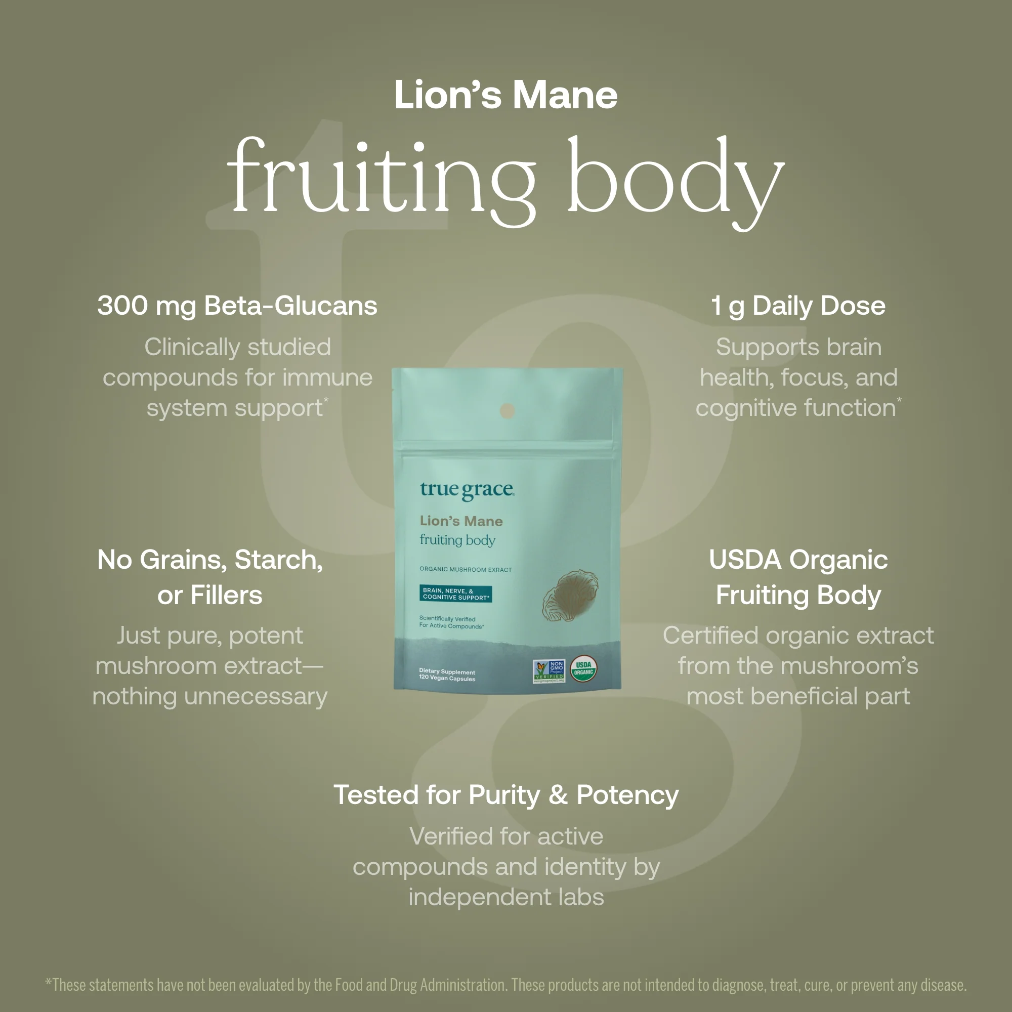 Lion’s Mane Capsules - Refill Pouch - Image 5