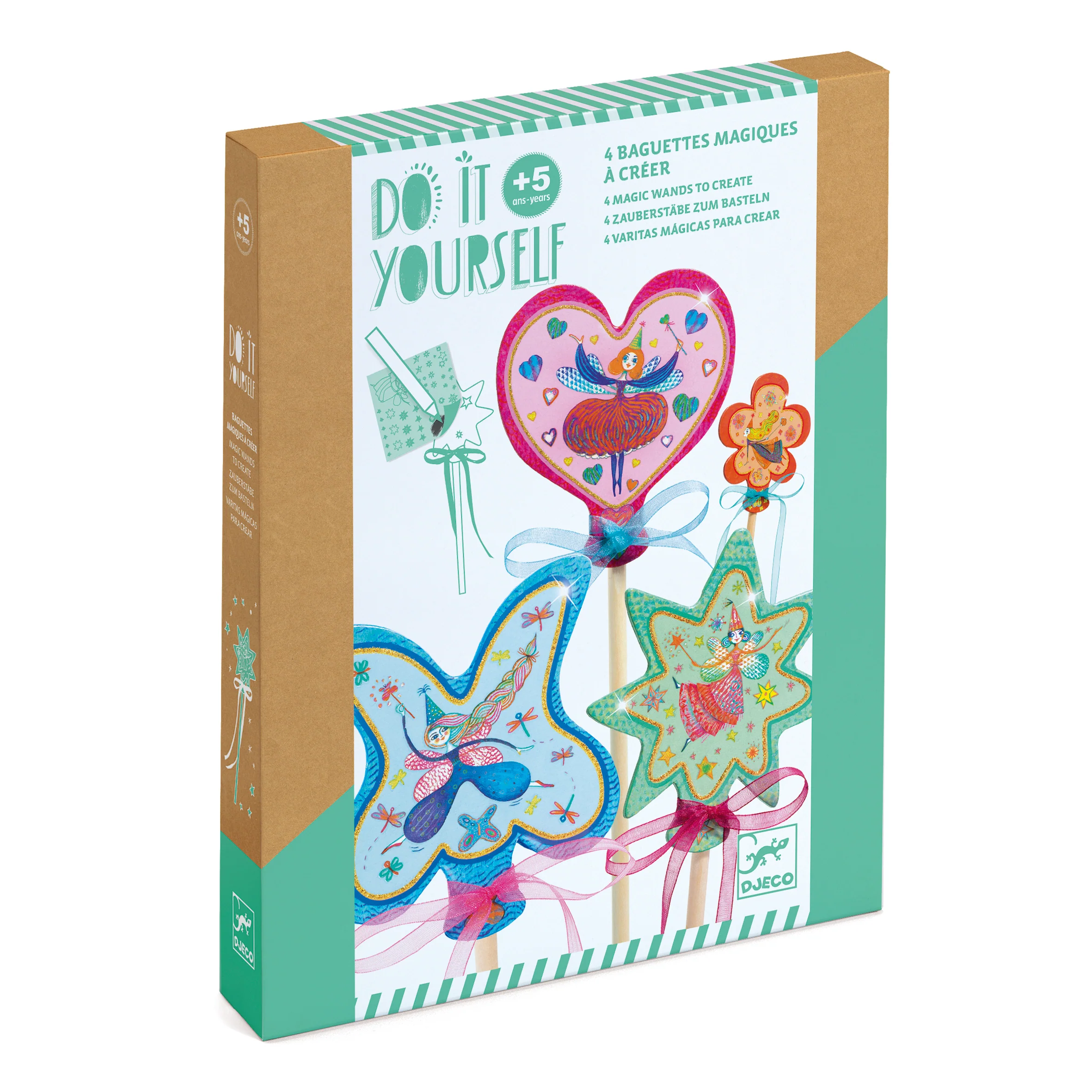 Little Fairies Wands DIY Craft Kit made from FSCĀ® Certified Paper