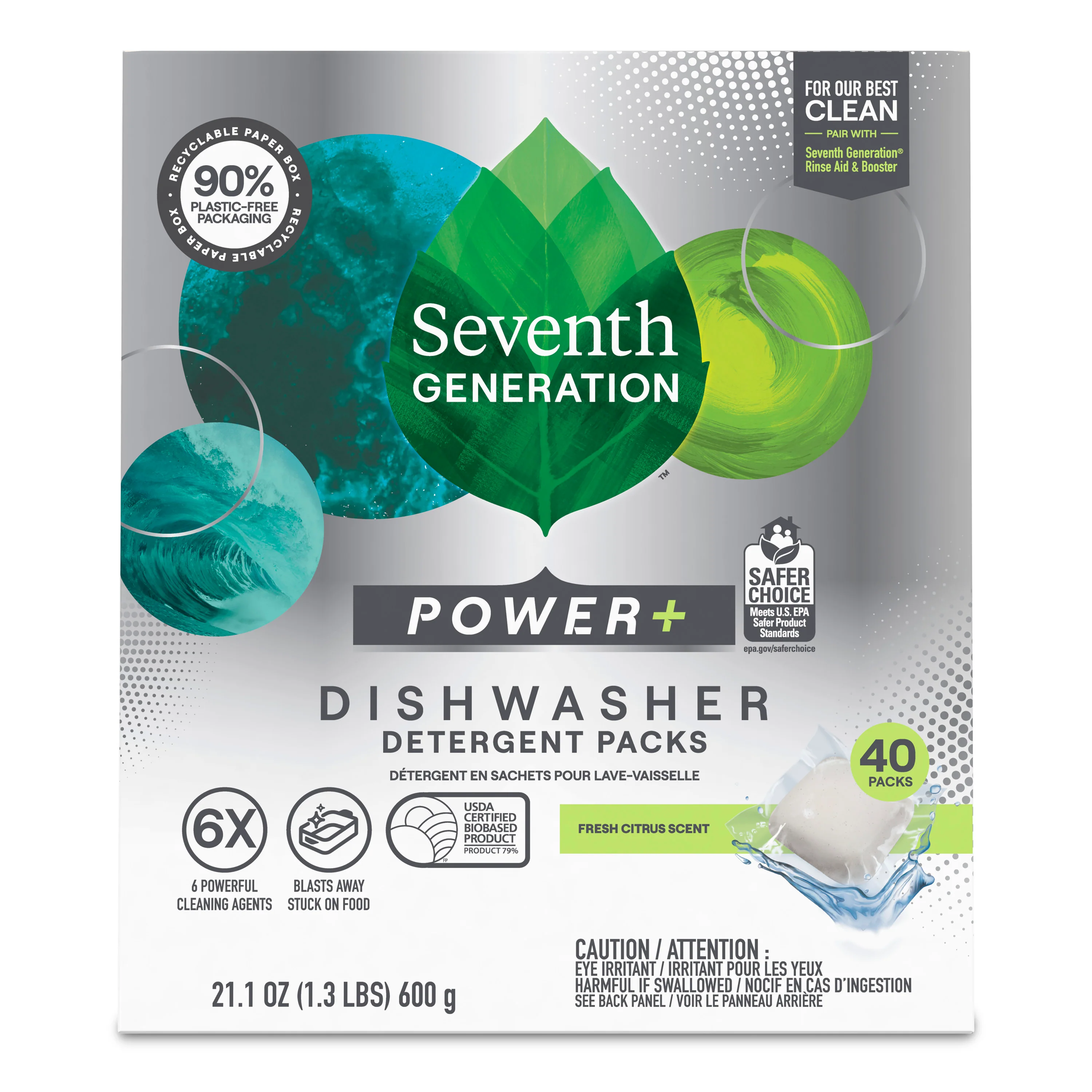 Power+ Dishwasher Detergent Packs