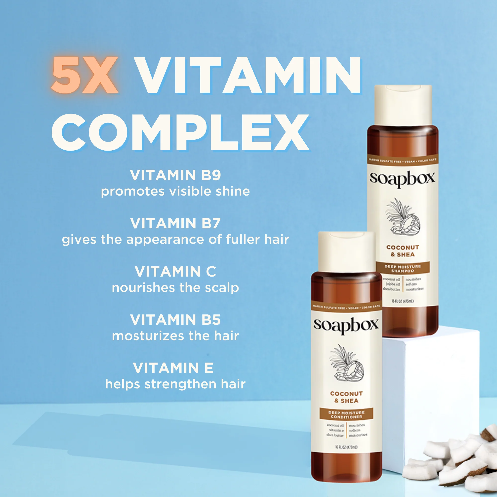 Coconut & Shea Deep Moisture Shampoo - Image 4