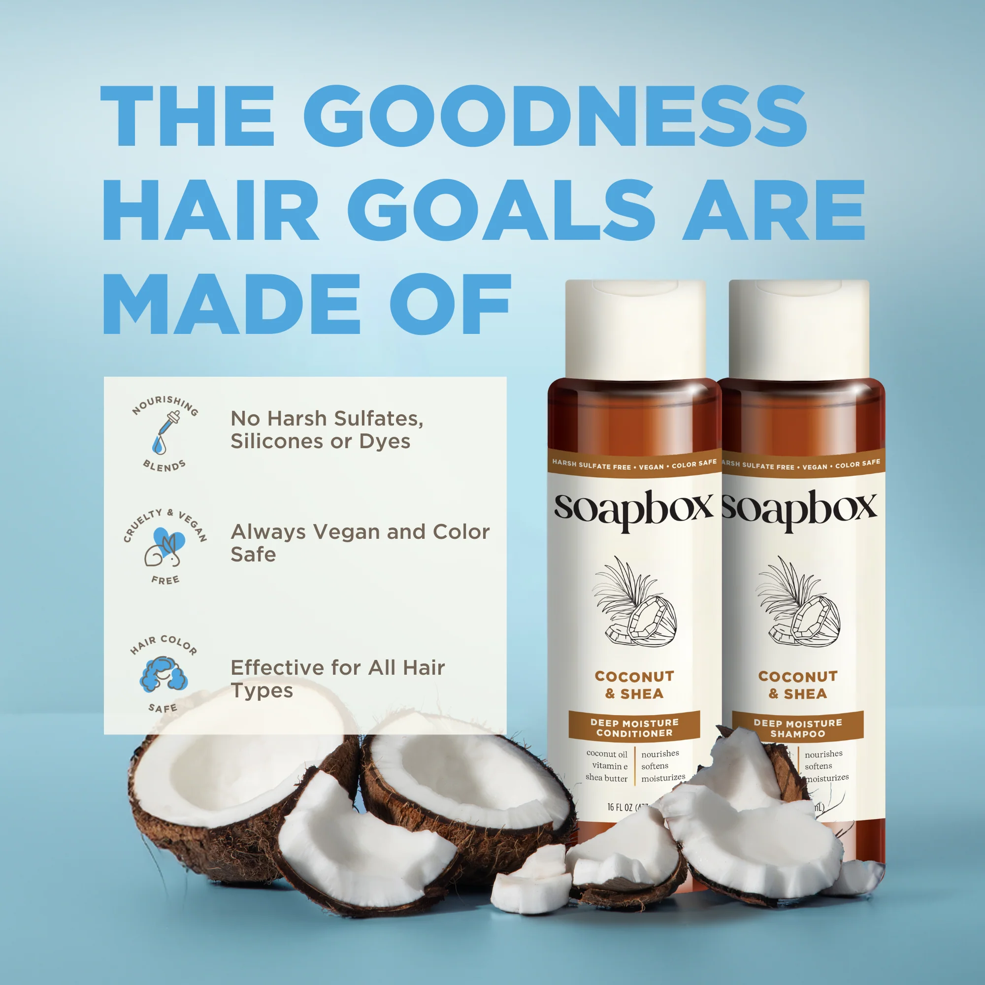 Coconut & Shea Deep Moisture Shampoo - Image 6