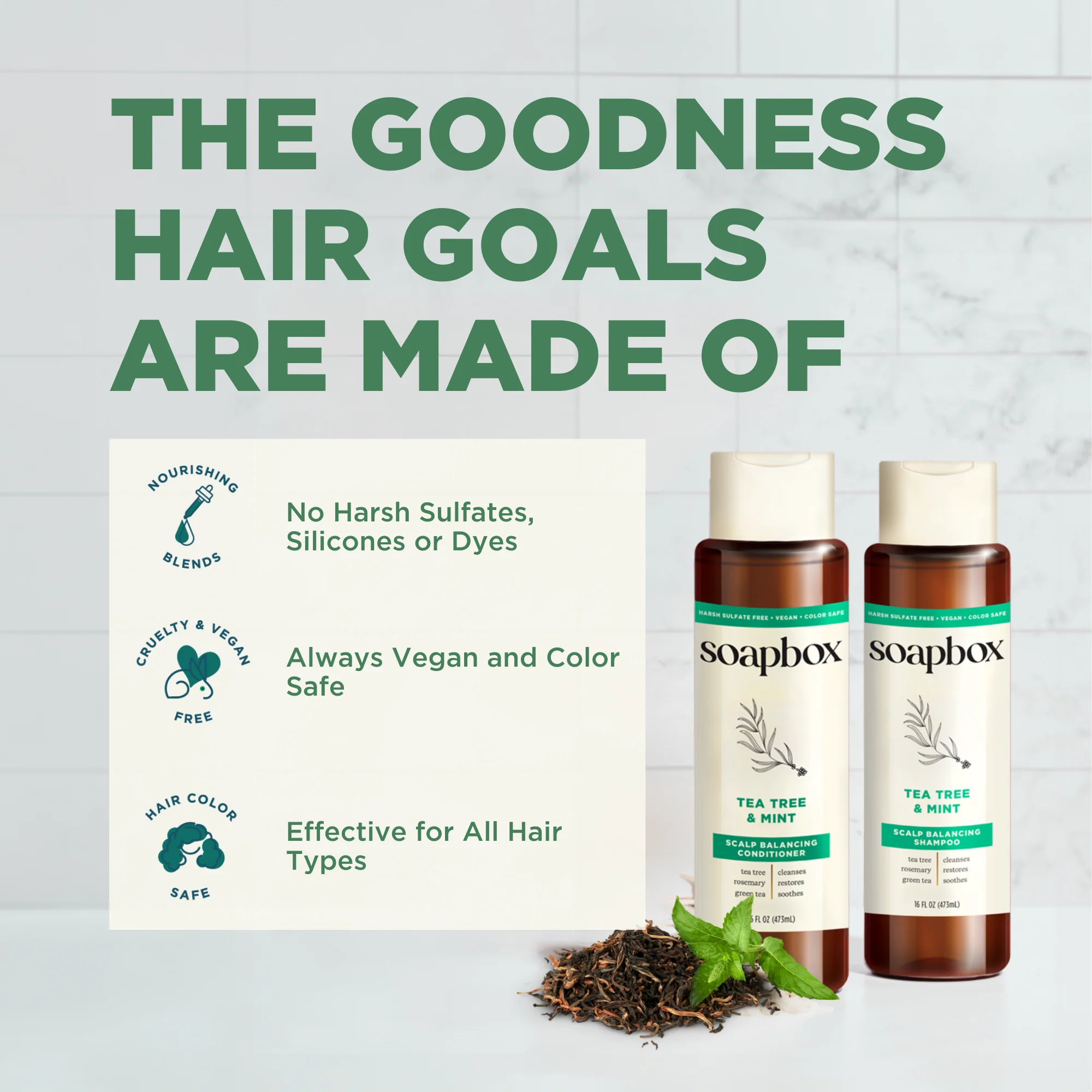 Tea Tree & Mint Scalp Balancing Shampoo - Image 6