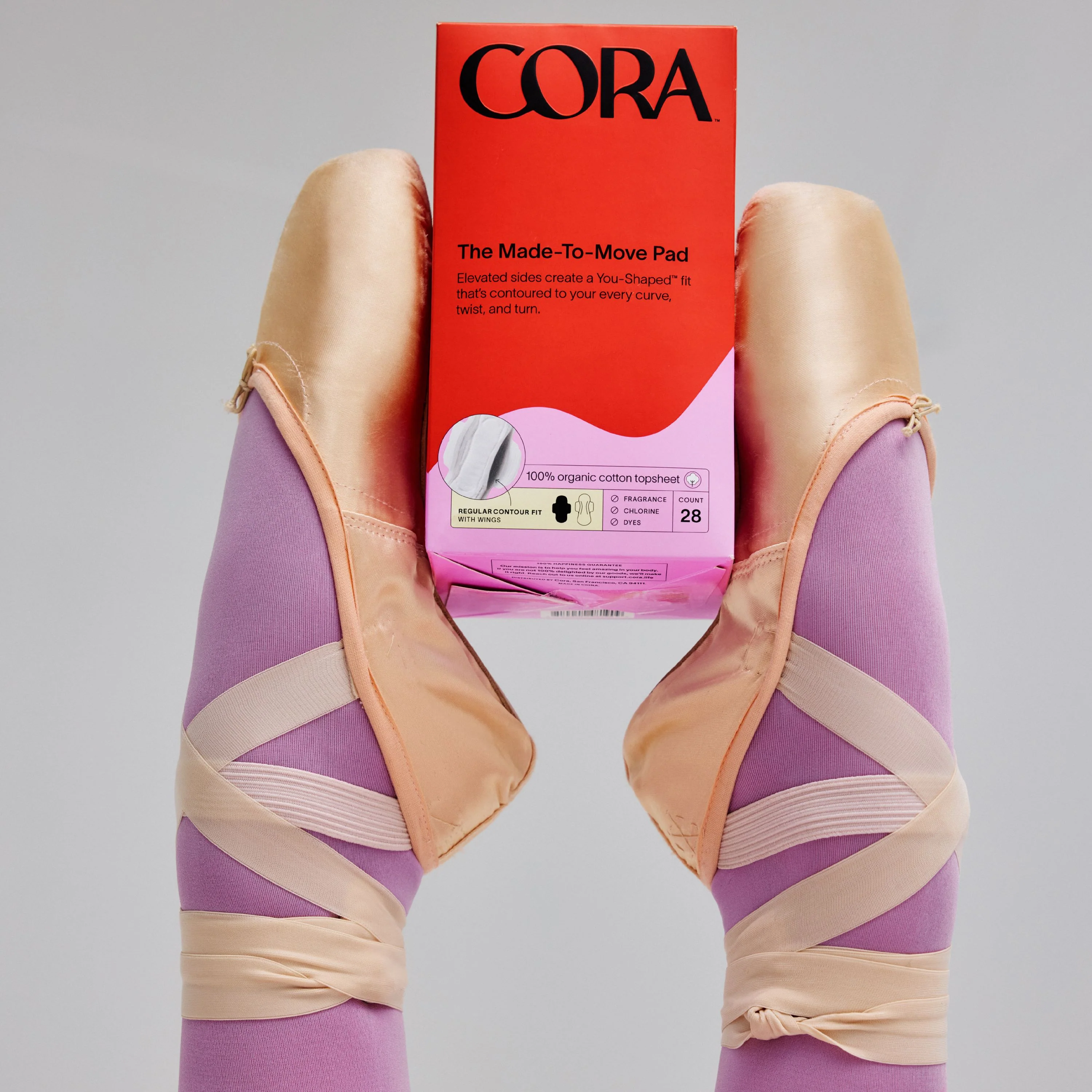Made-to-Move Period Pad with Wings – Ultra Thin Organic Cotton - Image 3