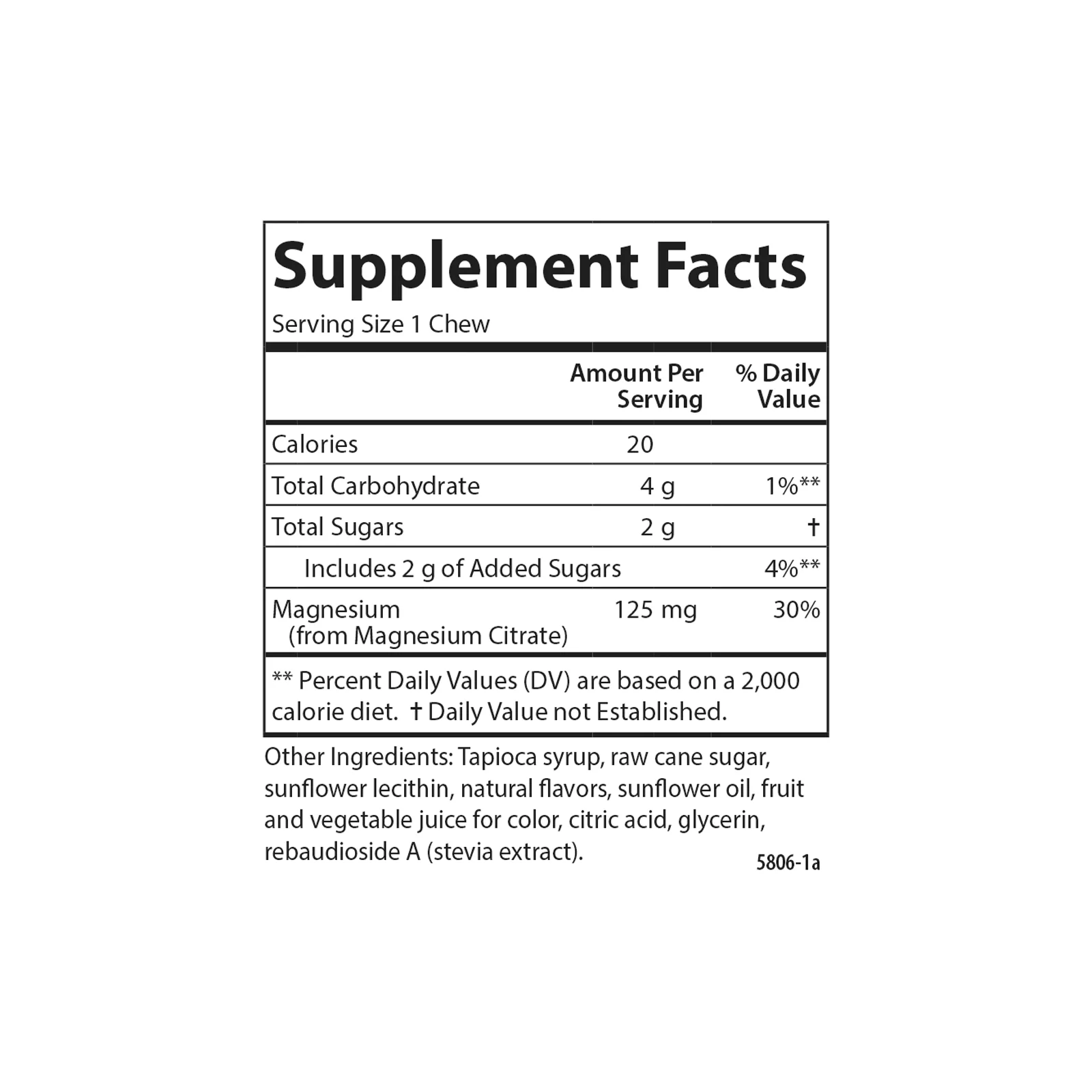 Magnesium Soft Chews - 125 mg - Image 5