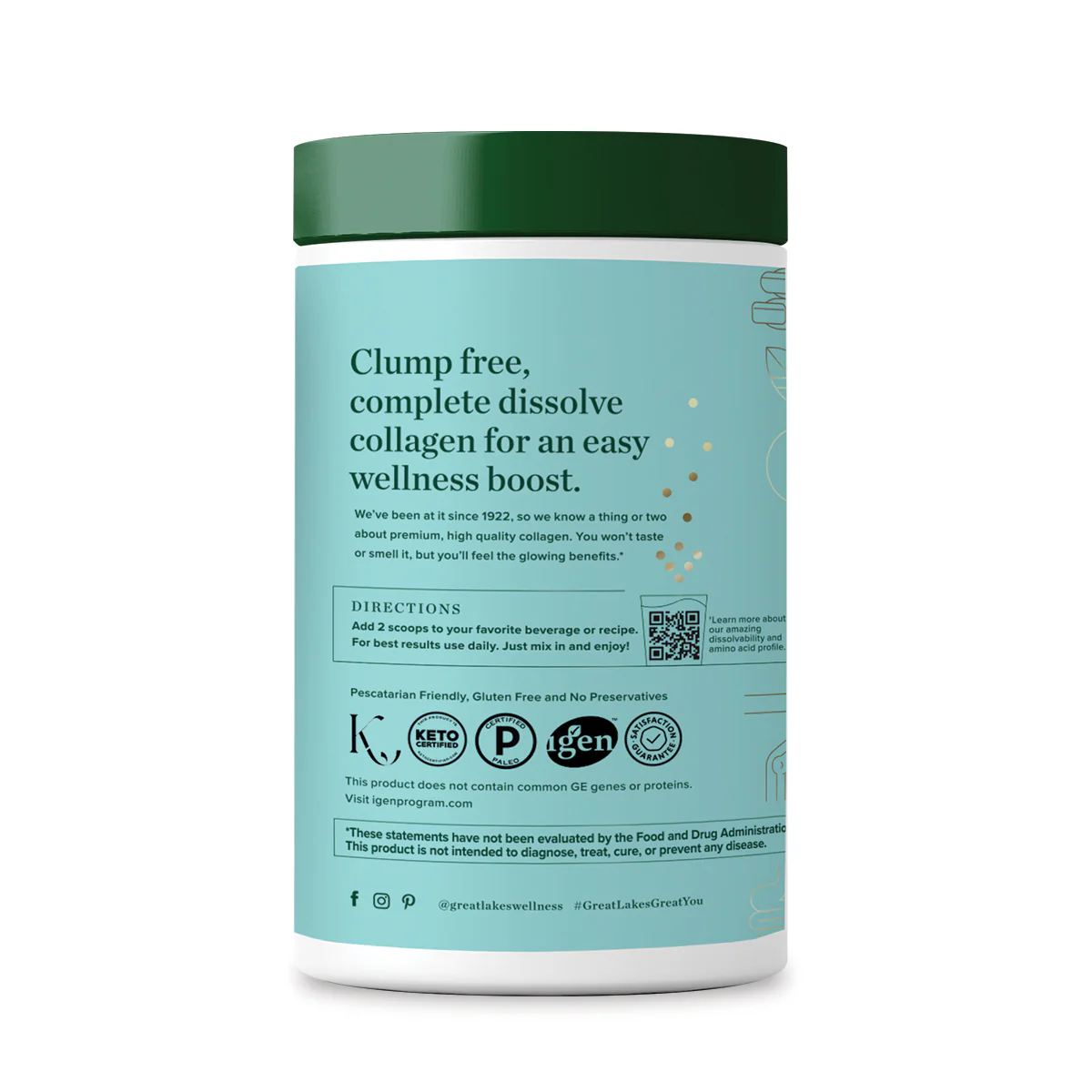Marine Collagen Peptides Powder, Unflavored - Image 6