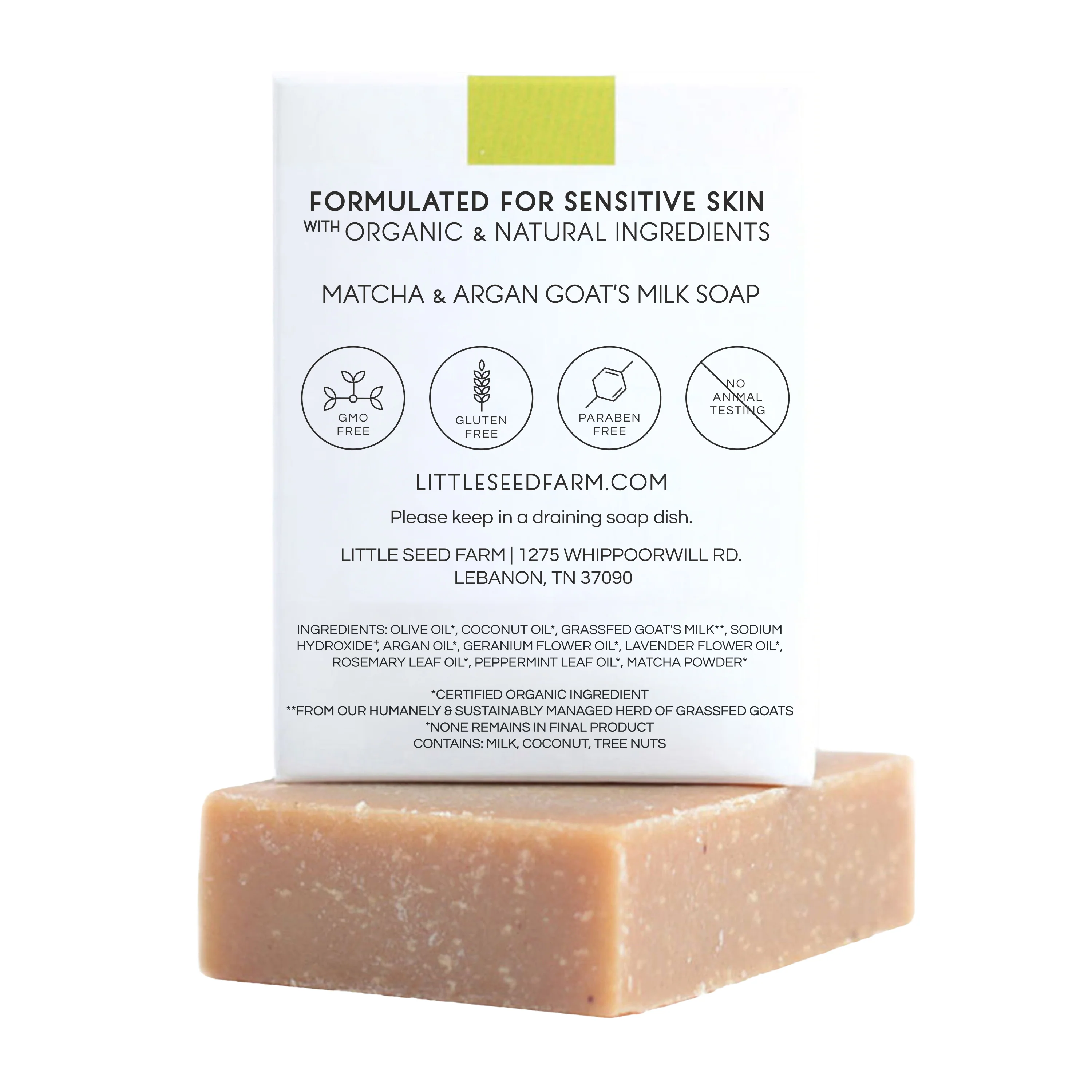 Matcha & Argan Facial & Body Cleansing Bar - Image 4