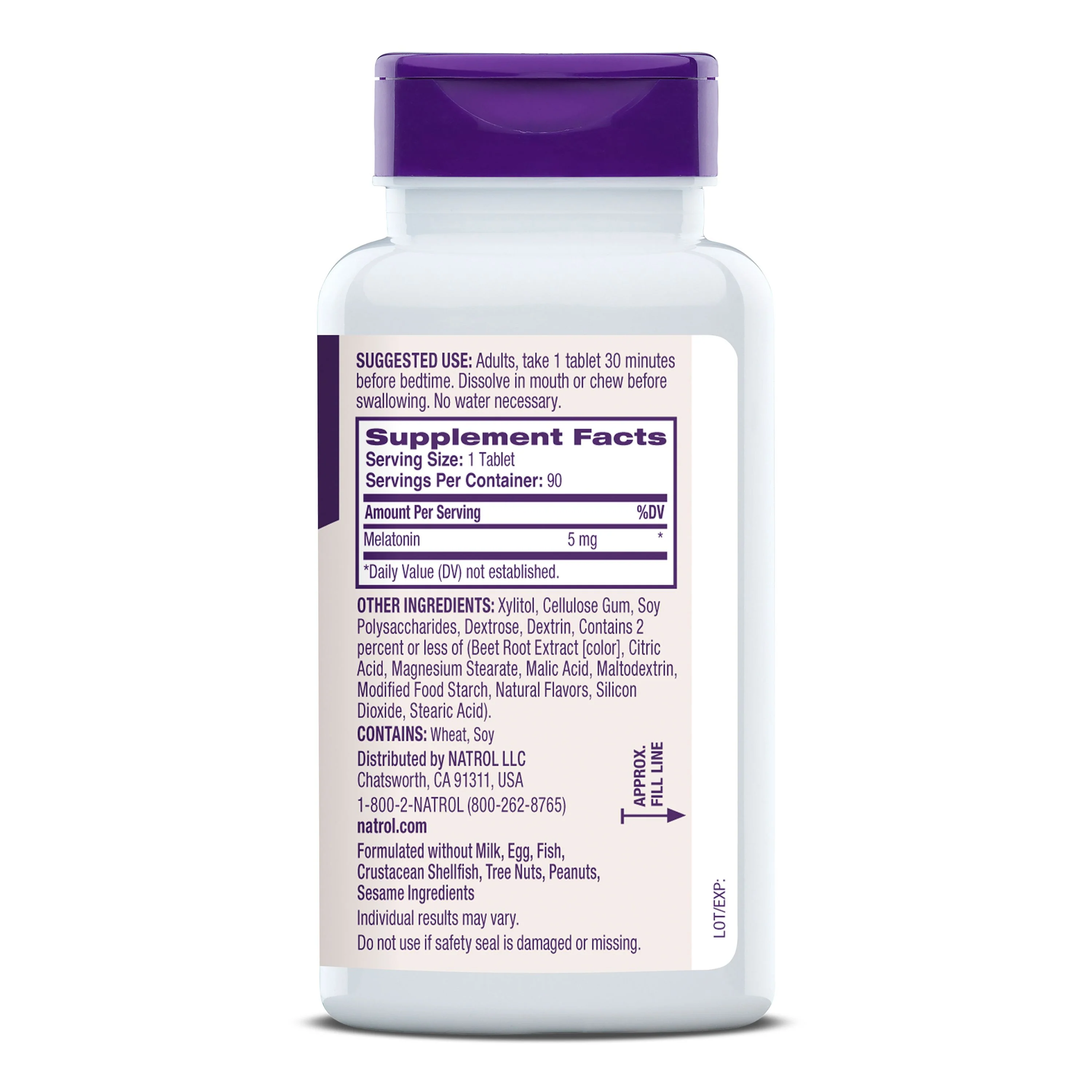 Melatonin, 5mg - Image 2