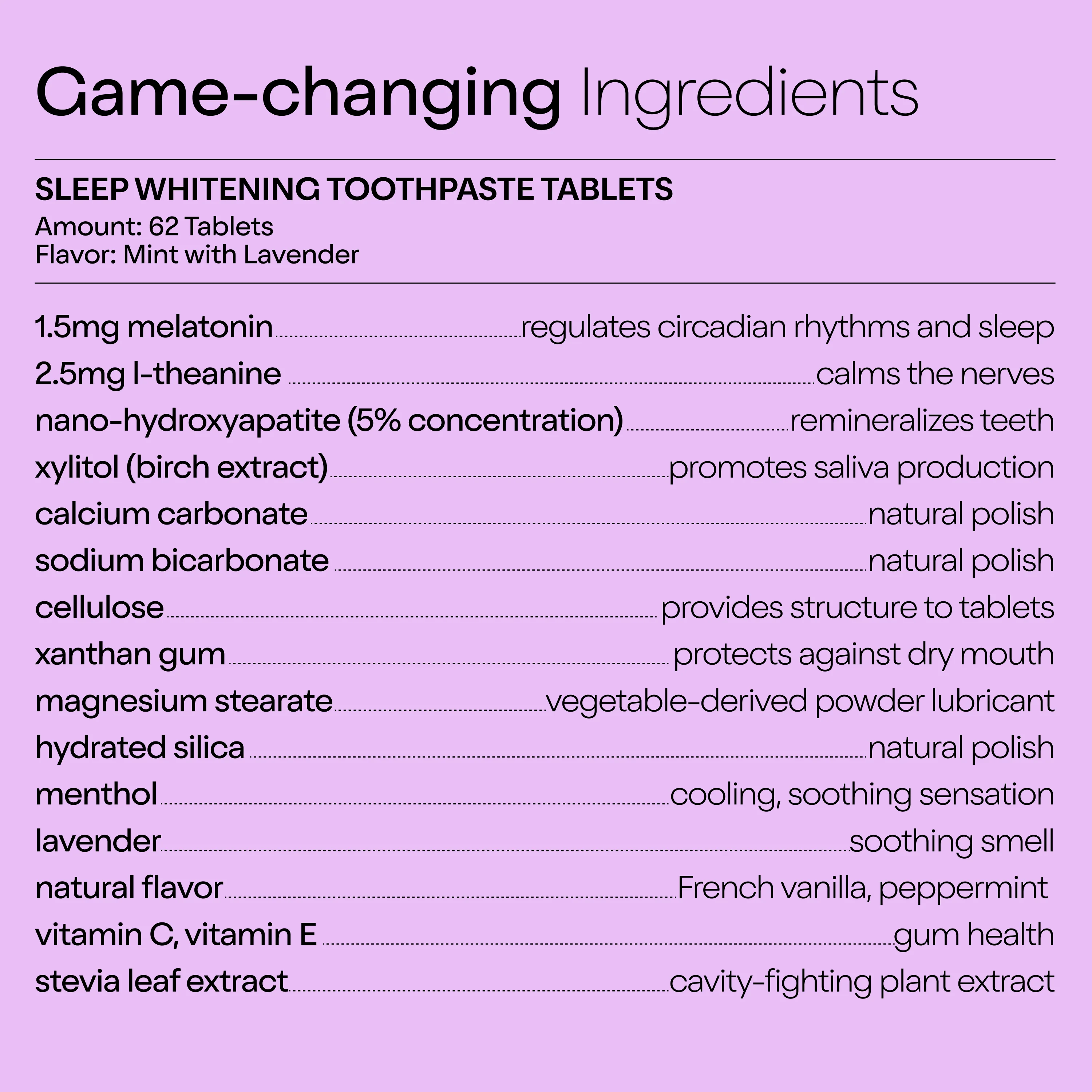 Melatonin Toothpaste Tablets - Image 3