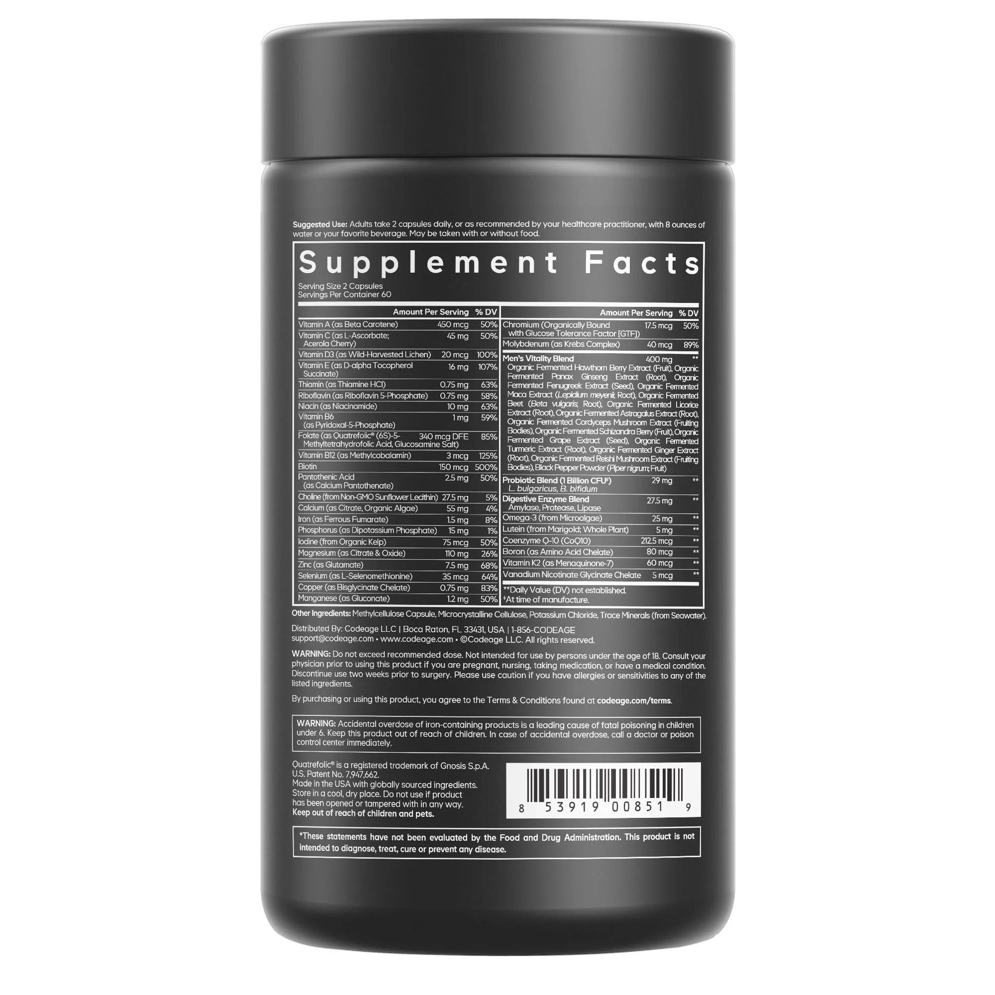 Men's Fermented Multivitamin+ - Image 3