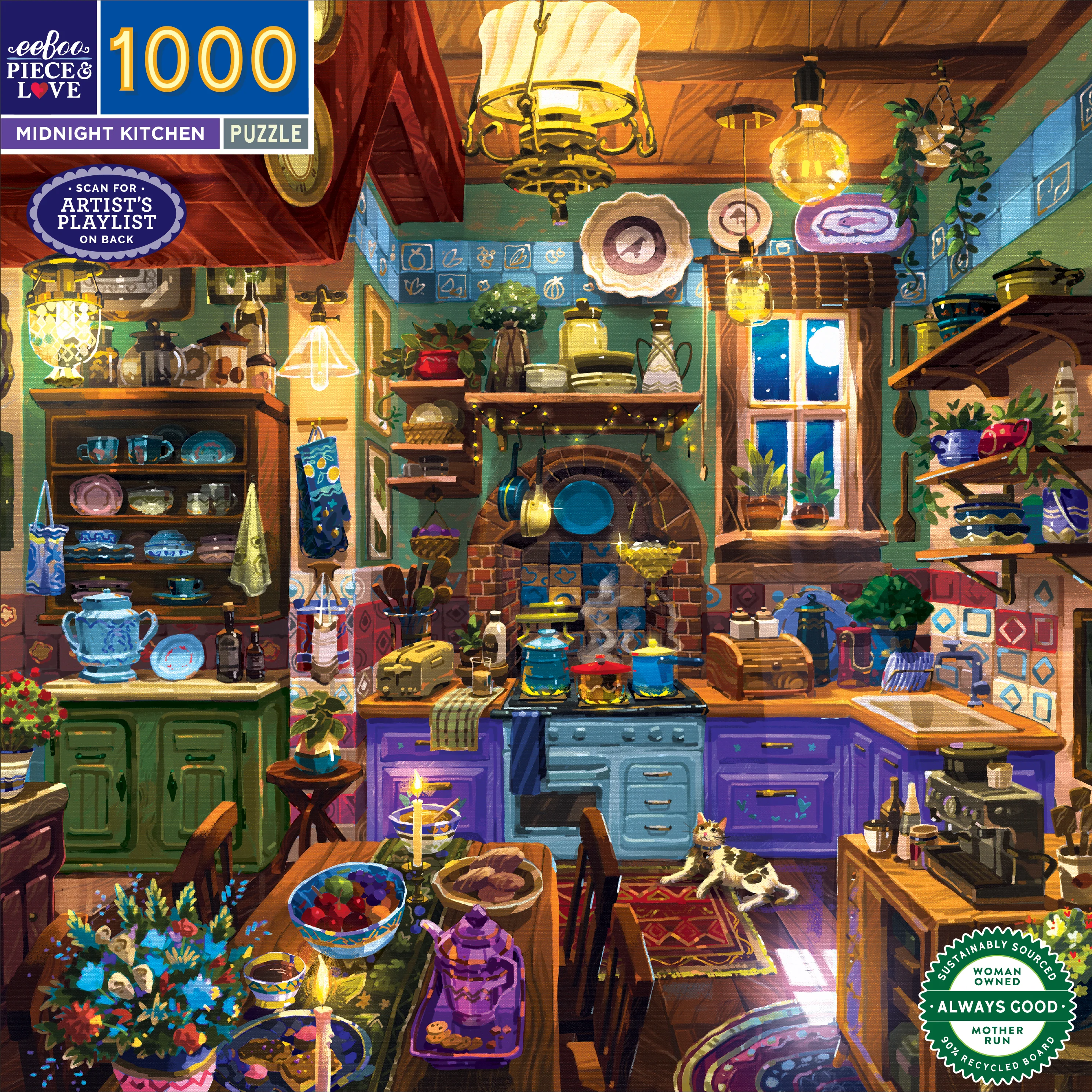 Midnight Kitchen 1000 Piece Puzzle - Image 5