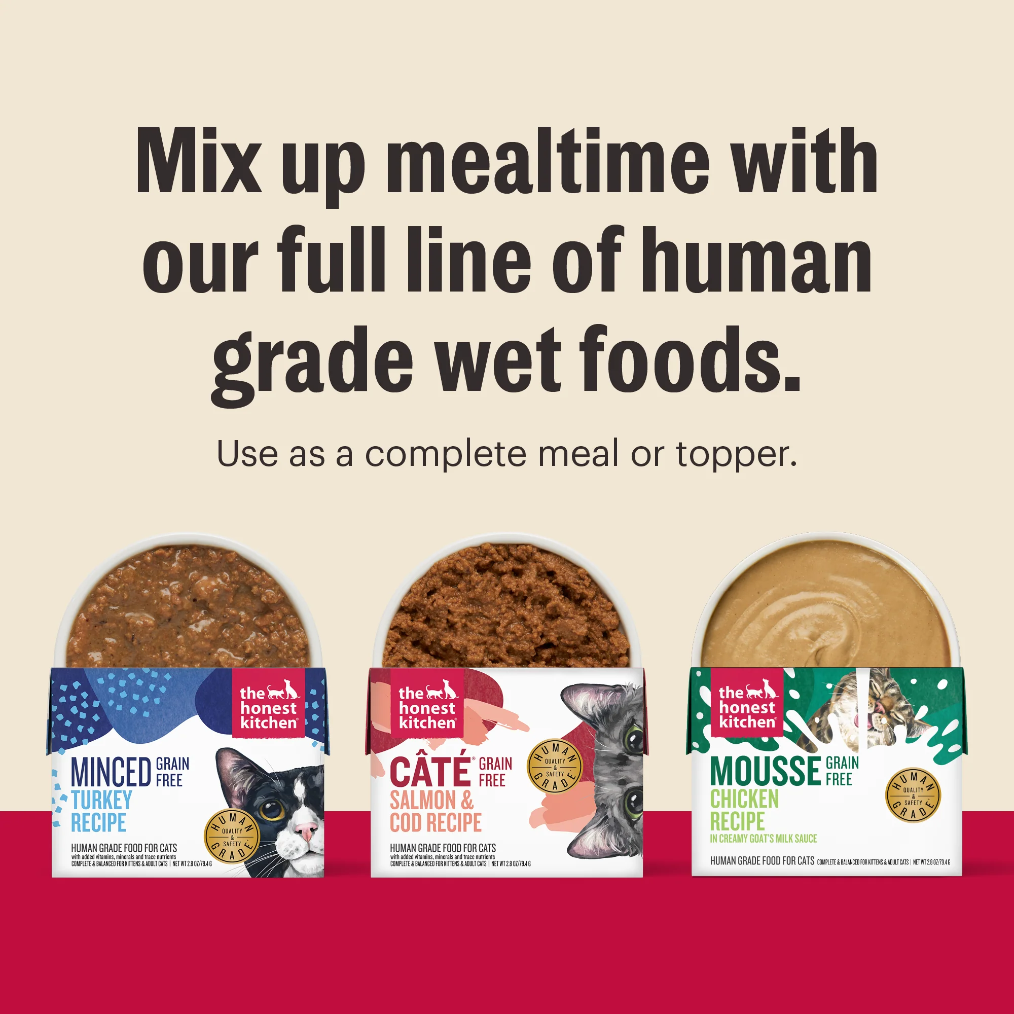 Minced Wet Cat Food Turkey, Chicken & Duck in Bone Broth Gravy - Image 7