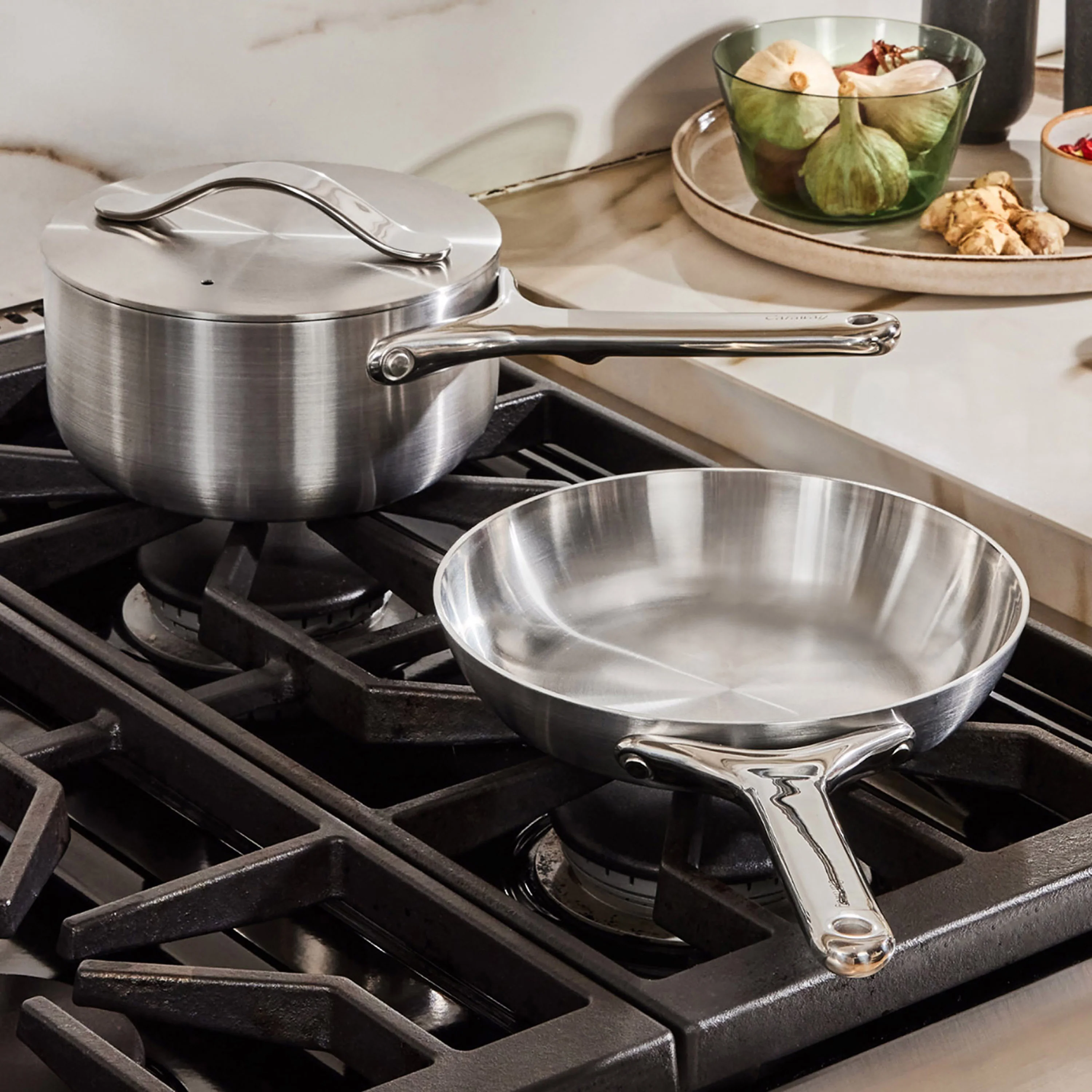 Stainless Steel Mini Fry Pan & Mini Sauce Pan Duo - Image 4
