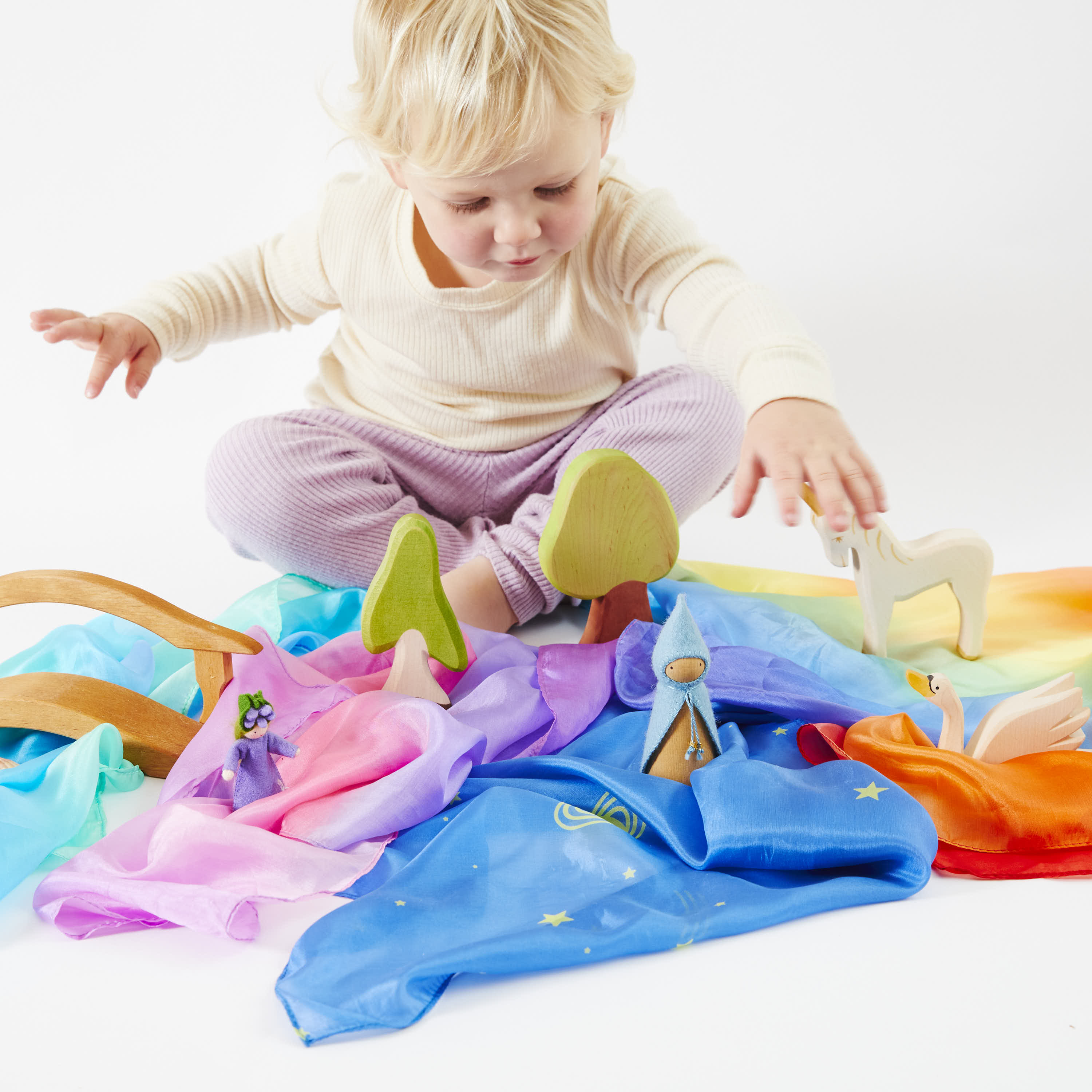 Mini Playsilk for Open-Ended, Imaginative Play - Image 4