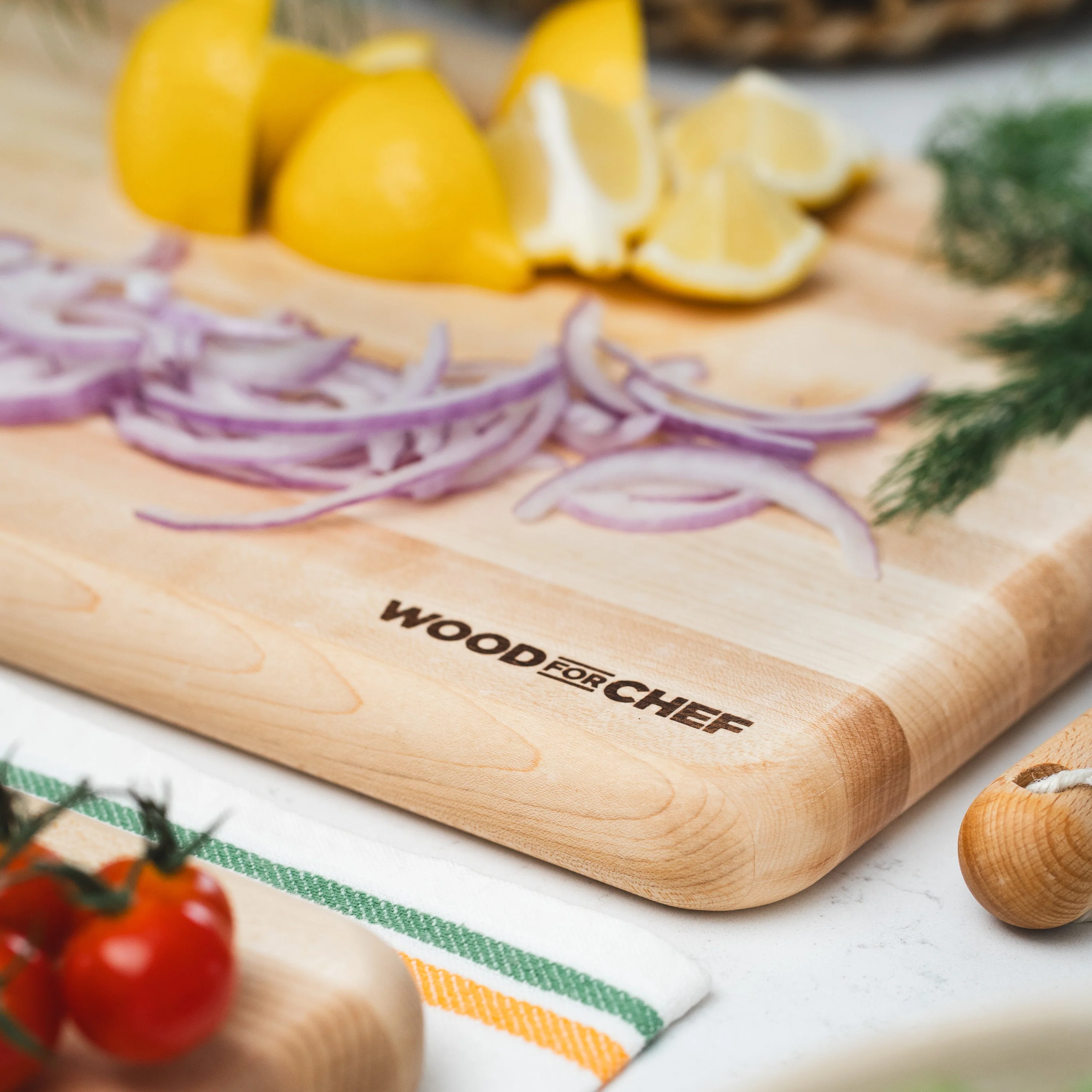 Mizu Minimalist Chopping Board - 100% FSC Certified Maple Wood - Image 9
