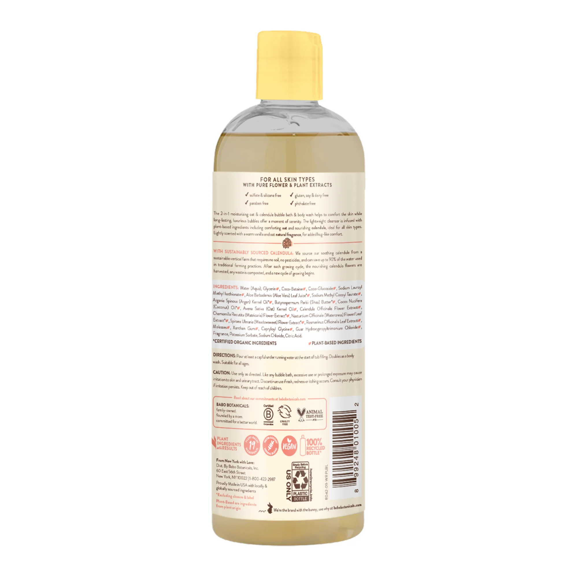 Moisturizing Baby Bubble Bath & Wash - Image 2
