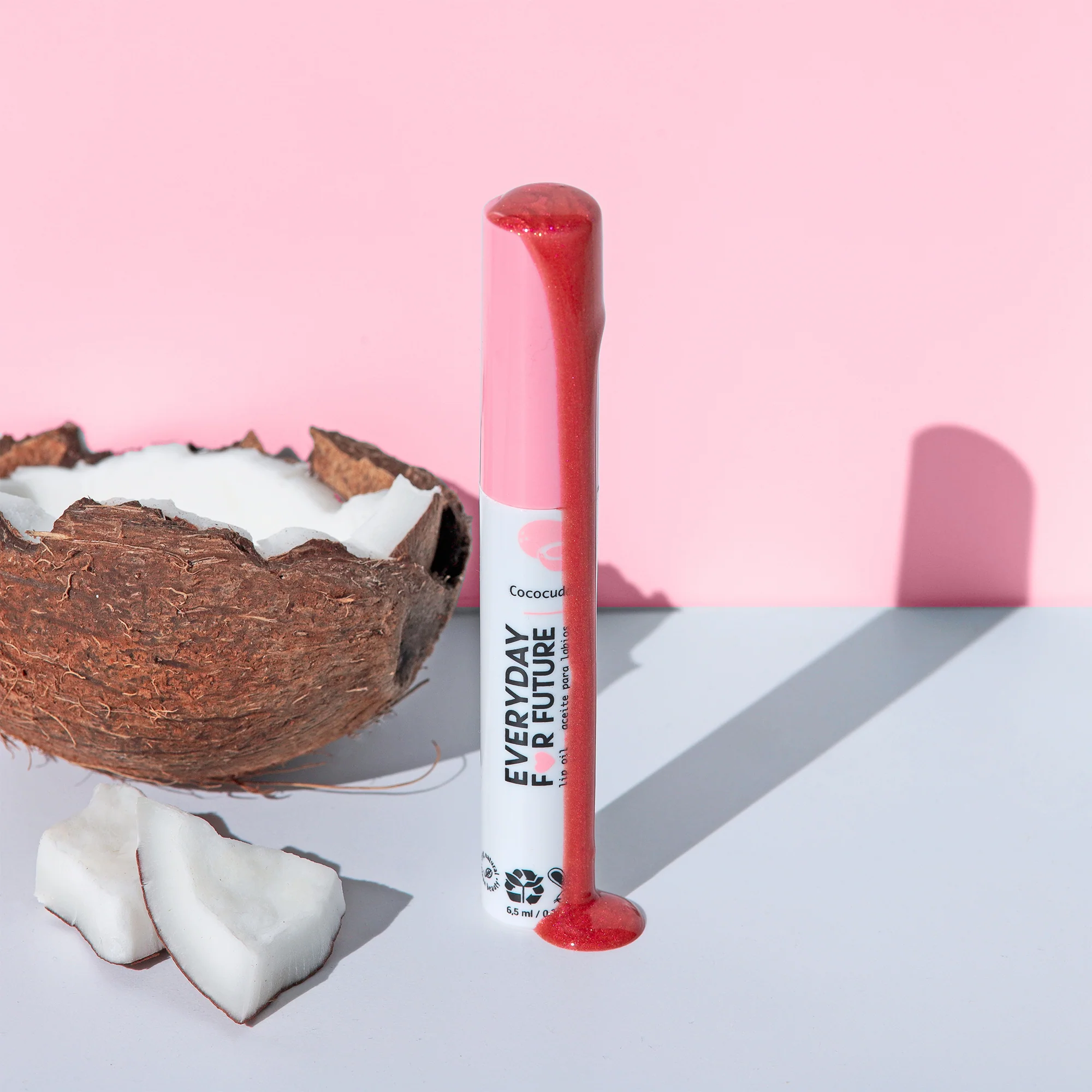 Moisturizing & Non - Sticky Coconut Lip Oil - Image 4