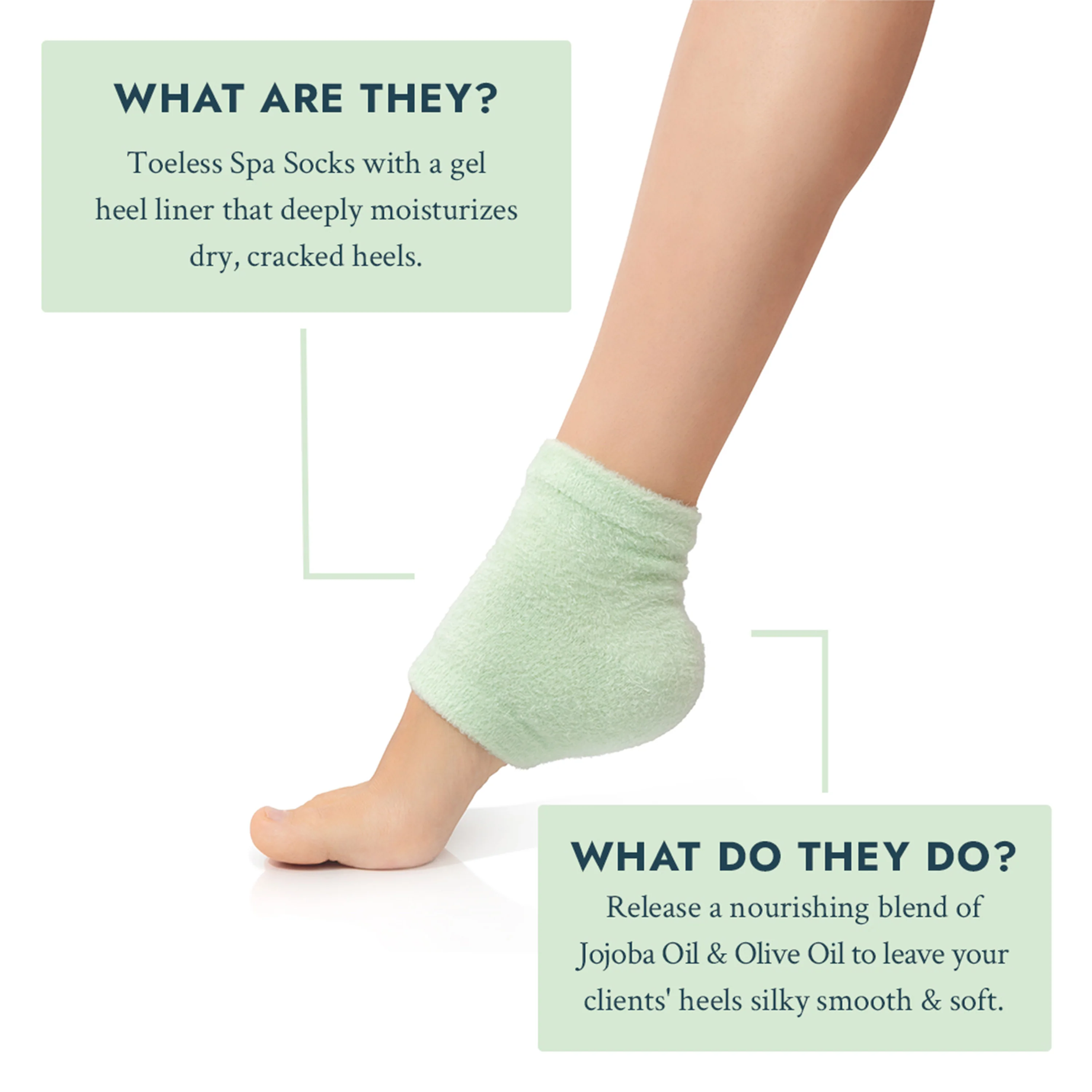 Moisturizing Heel Socks - Image 13