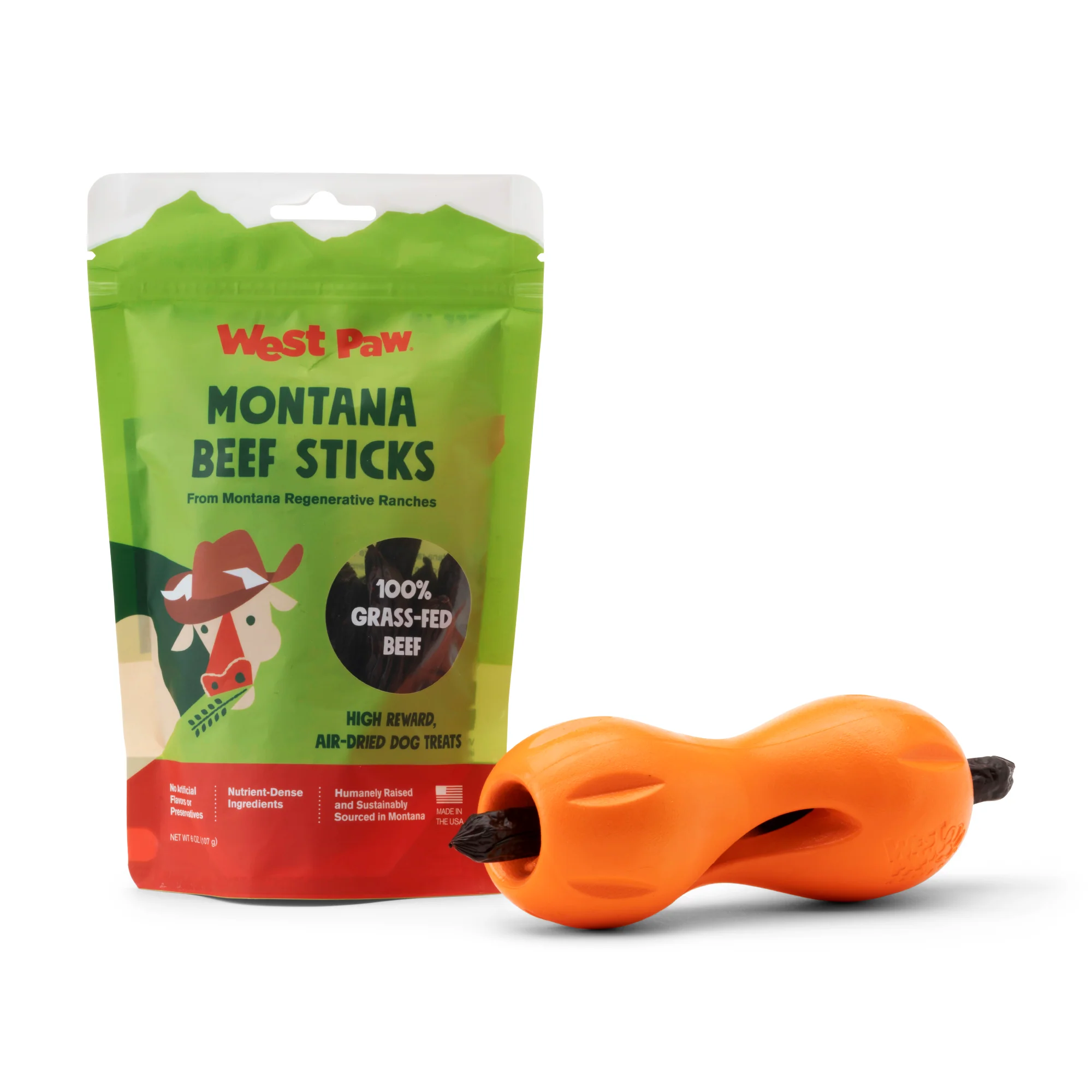 Montana Beef Sticks made from 100% Grass-Fed Beef Air-Dried Dog Treats - Image 3