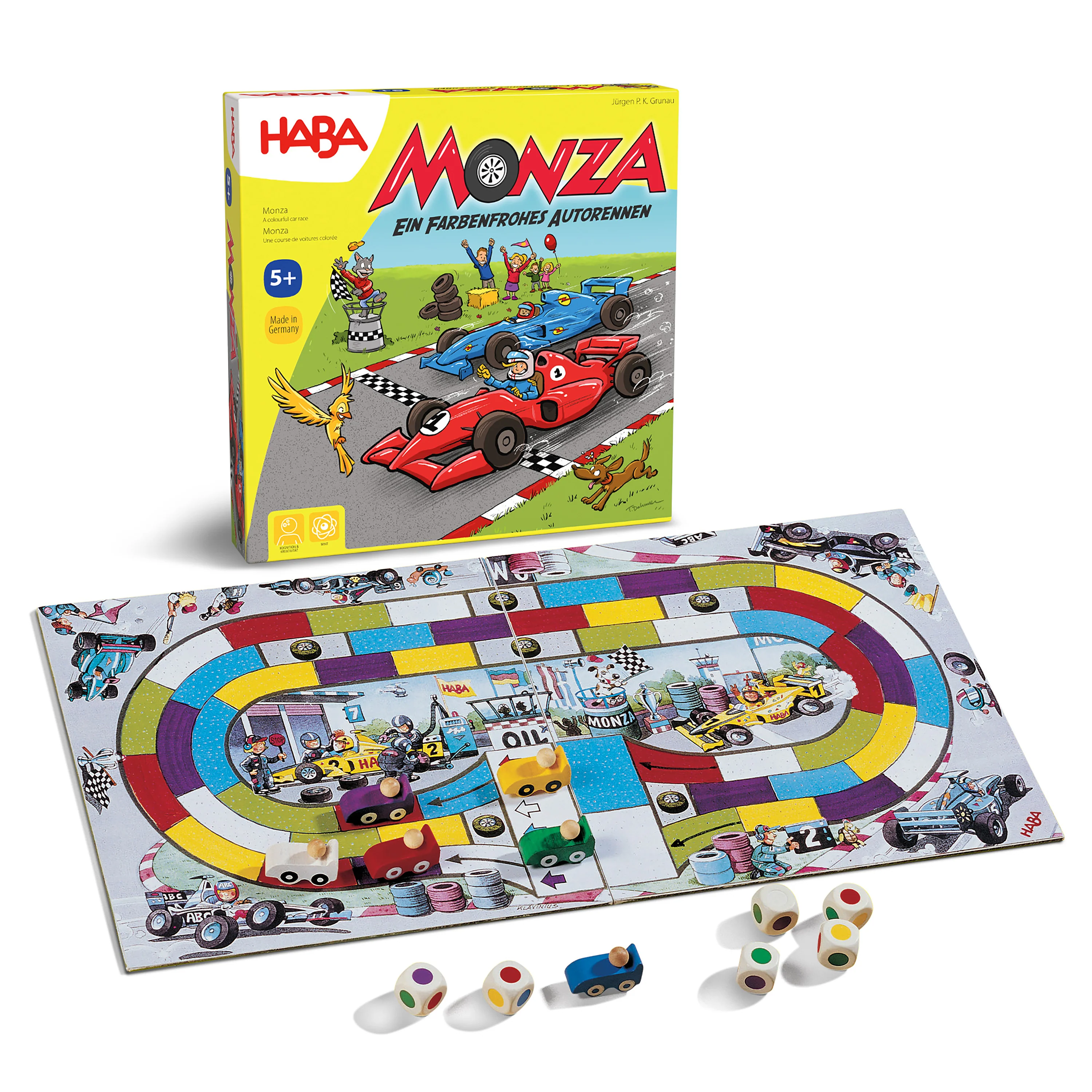 Monza Educational Race Car Board Game, 5+ Years