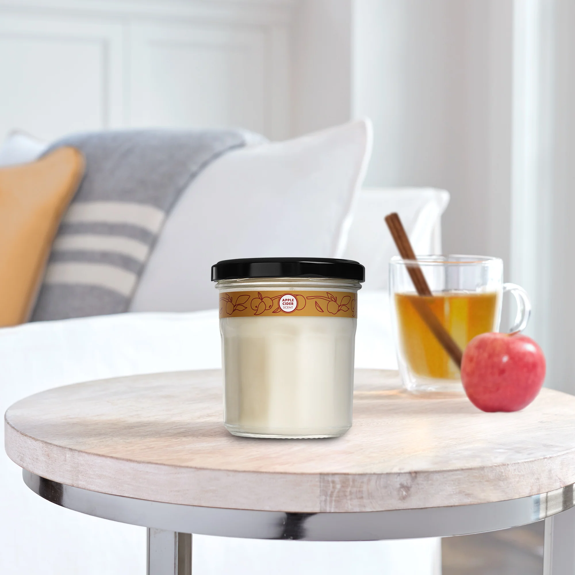 Soy Glass Jar Candle - Image 3
