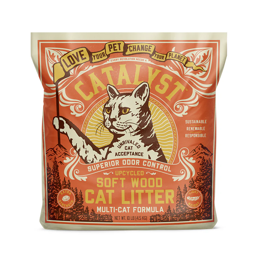 Multi-Cat Upcycled Natural Pine Clumping Cat Litter