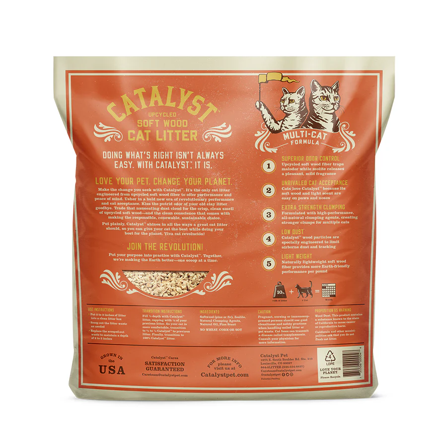 Multi-Cat Upcycled Natural Pine Clumping Cat Litter - Image 2