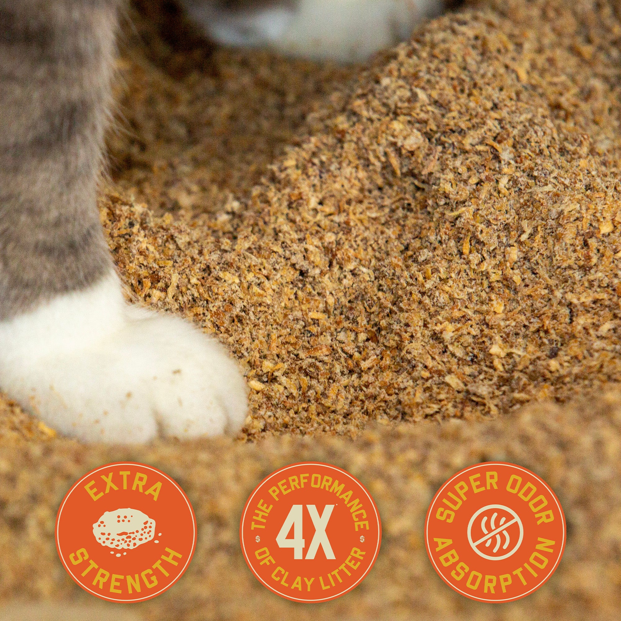 Multi-Cat Upcycled Natural Pine Clumping Cat Litter - Image 8