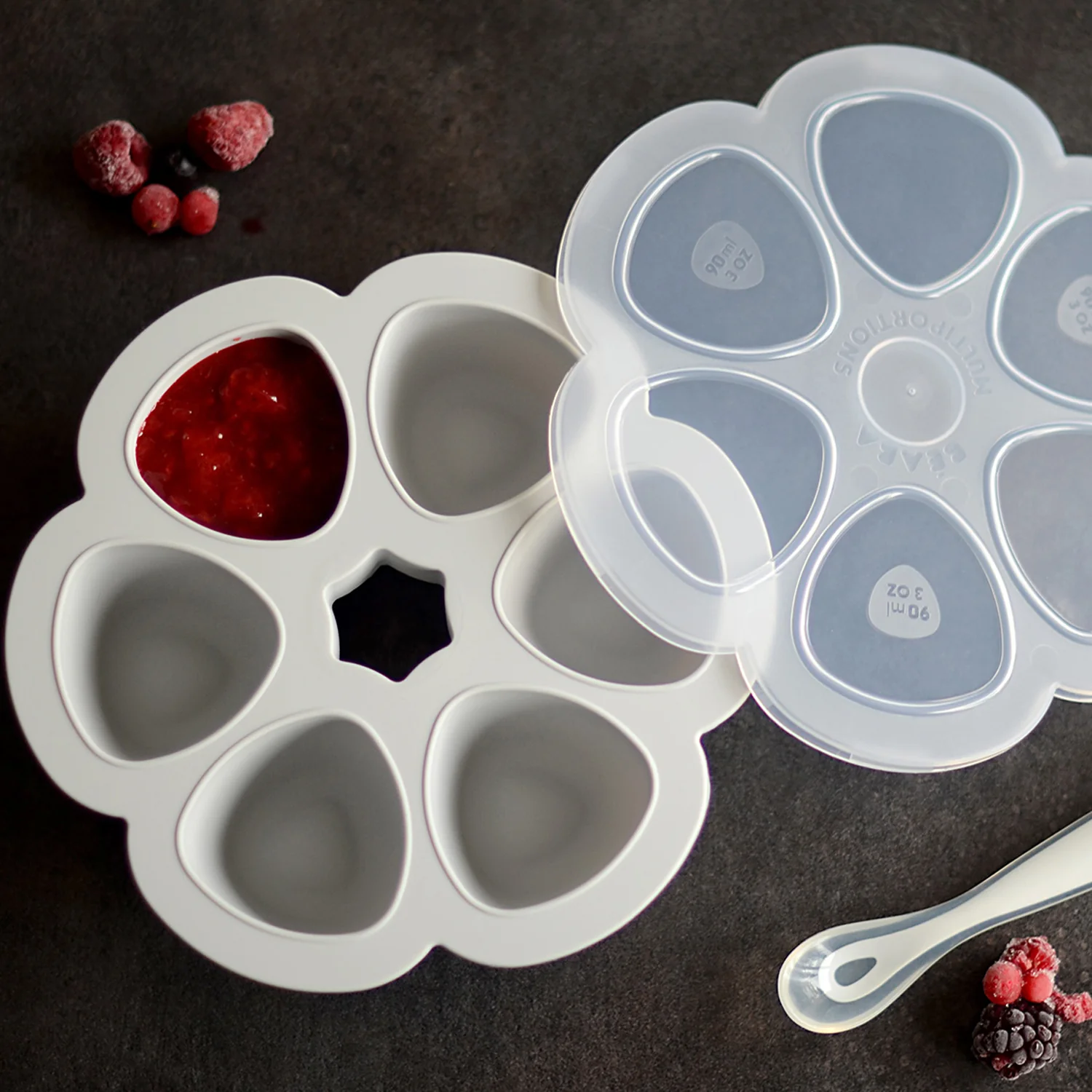 Multiportions™ Silicone Baby Food Freezer Tray - Image 12