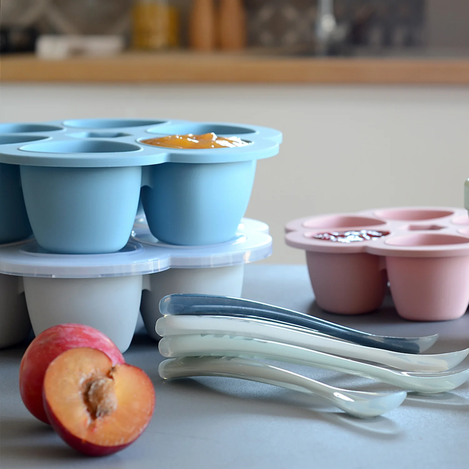 Multiportions™ Silicone Baby Food Freezer Tray - Image 8