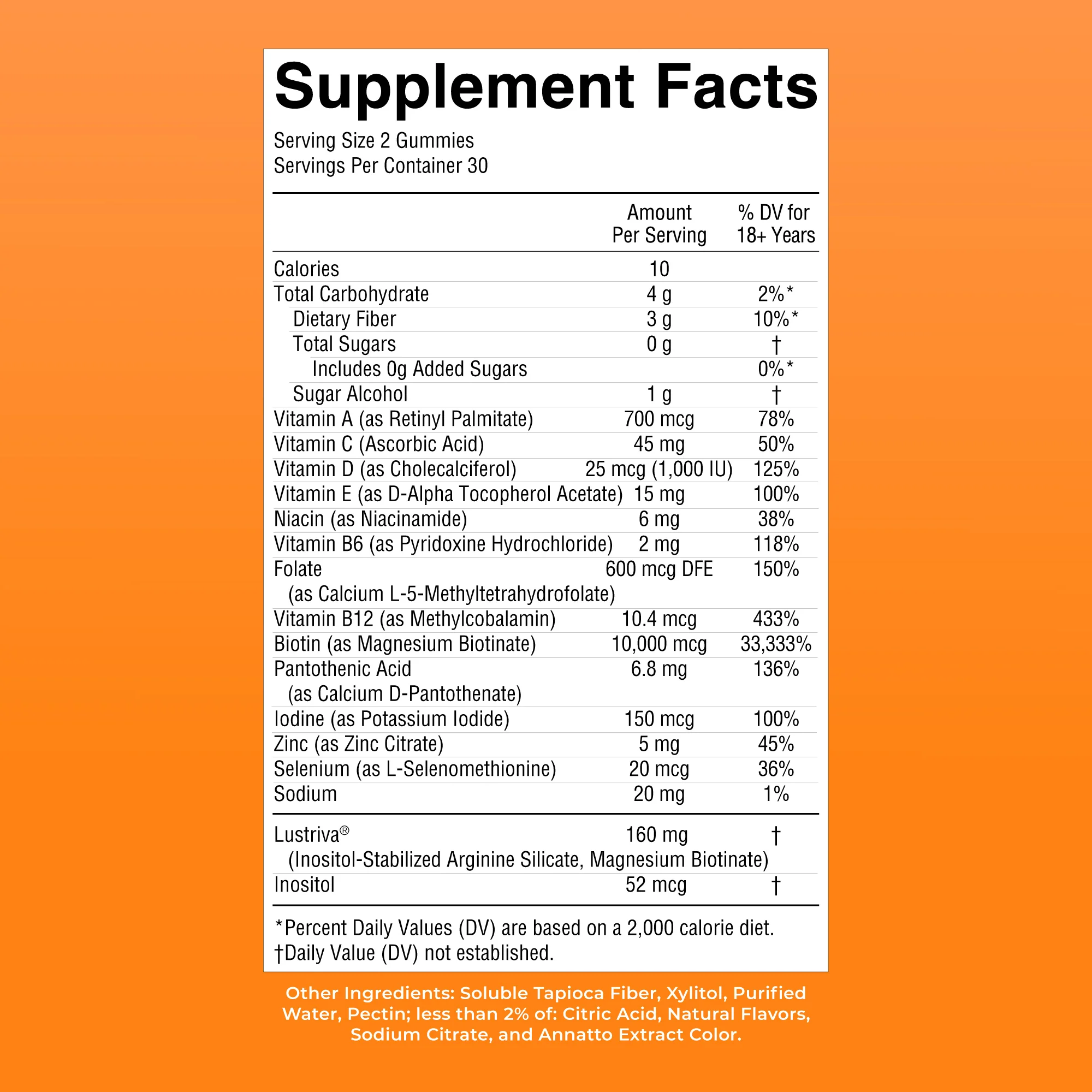 Multivitamin + Hair Growth Gummies - Image 10