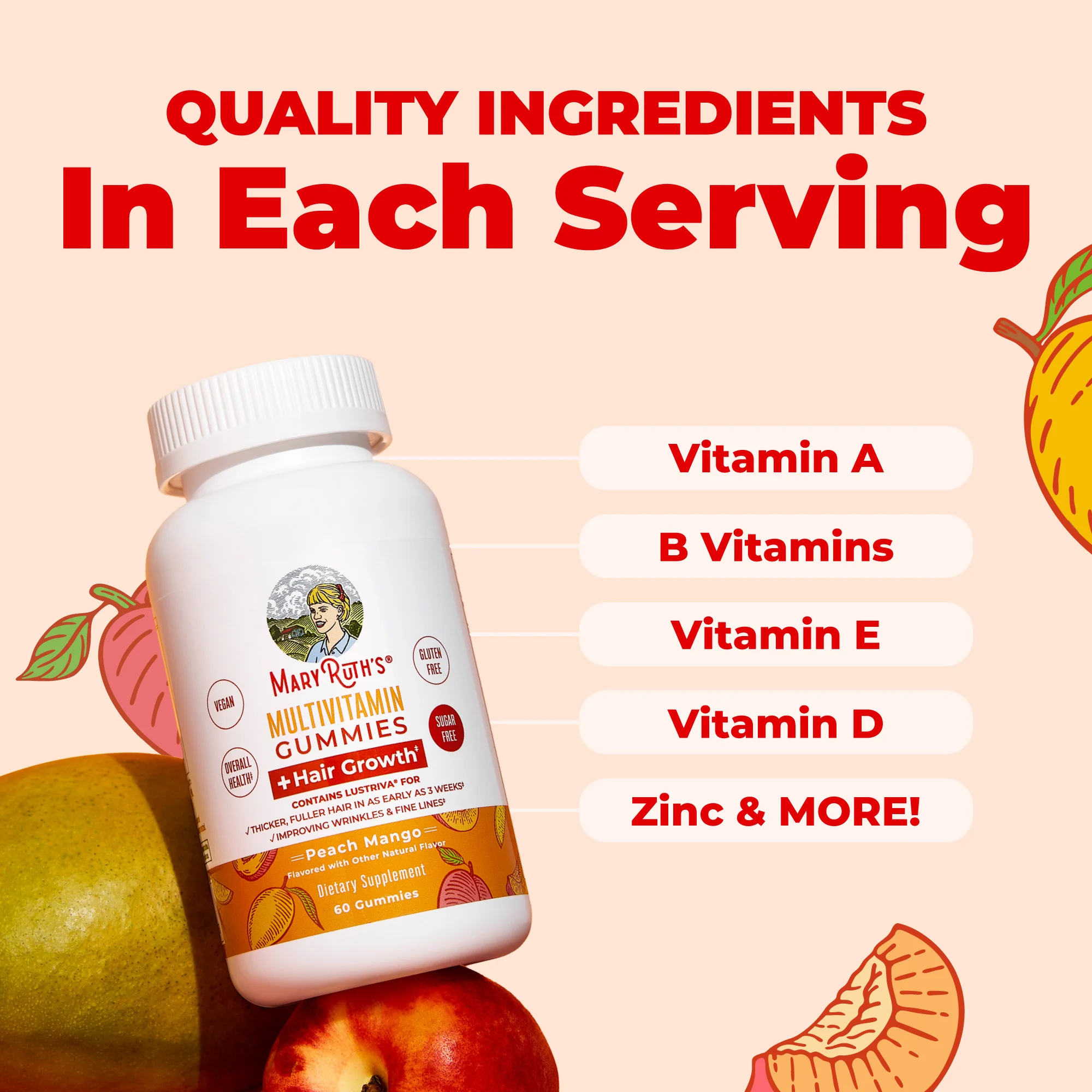 Multivitamin + Hair Growth Gummies - Image 6