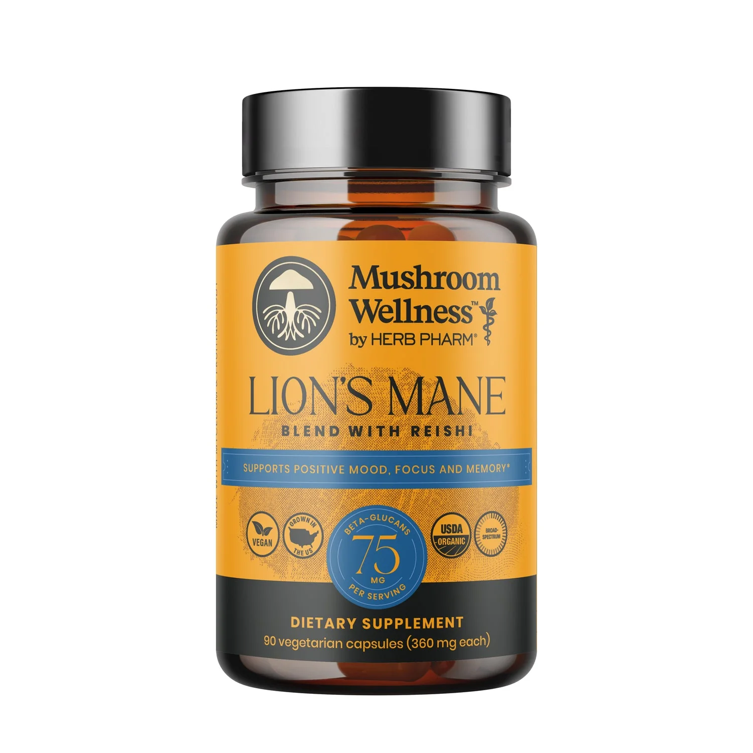 Mushroom Wellness Lion'S Mane Blend Capsules