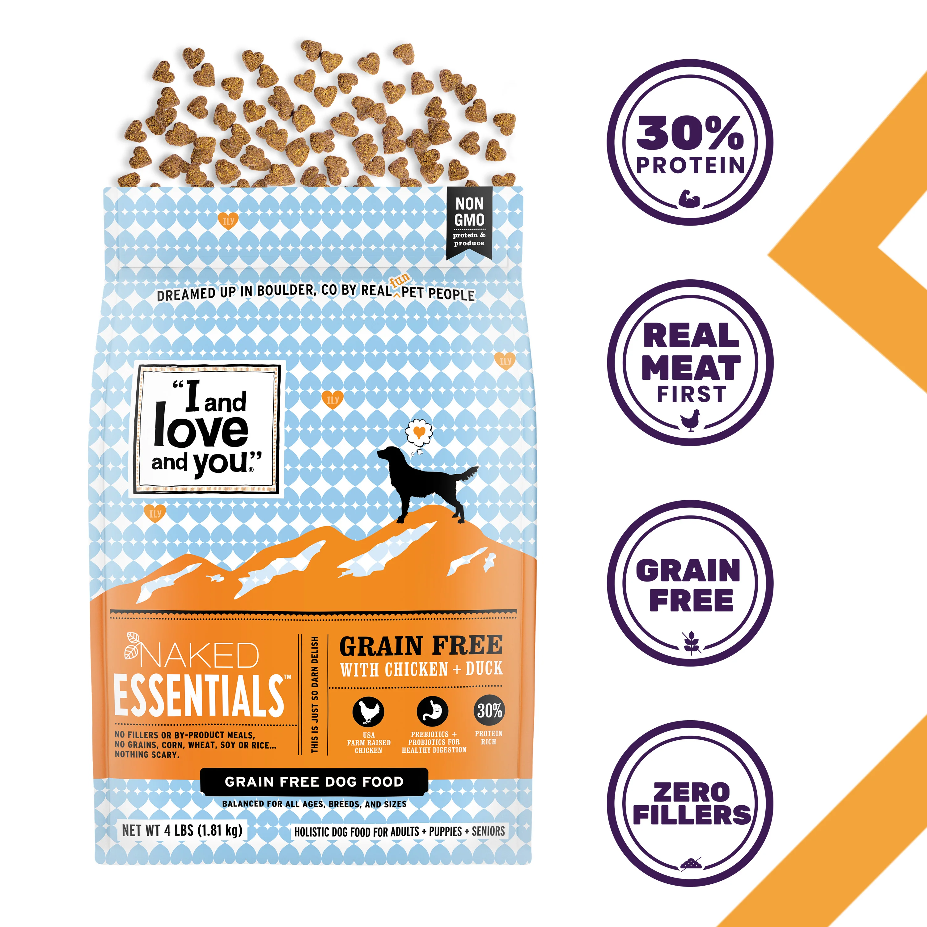 Naked Essentials Grain-Free Chicken and Duck Recipe Dry Dog Food - Image 2