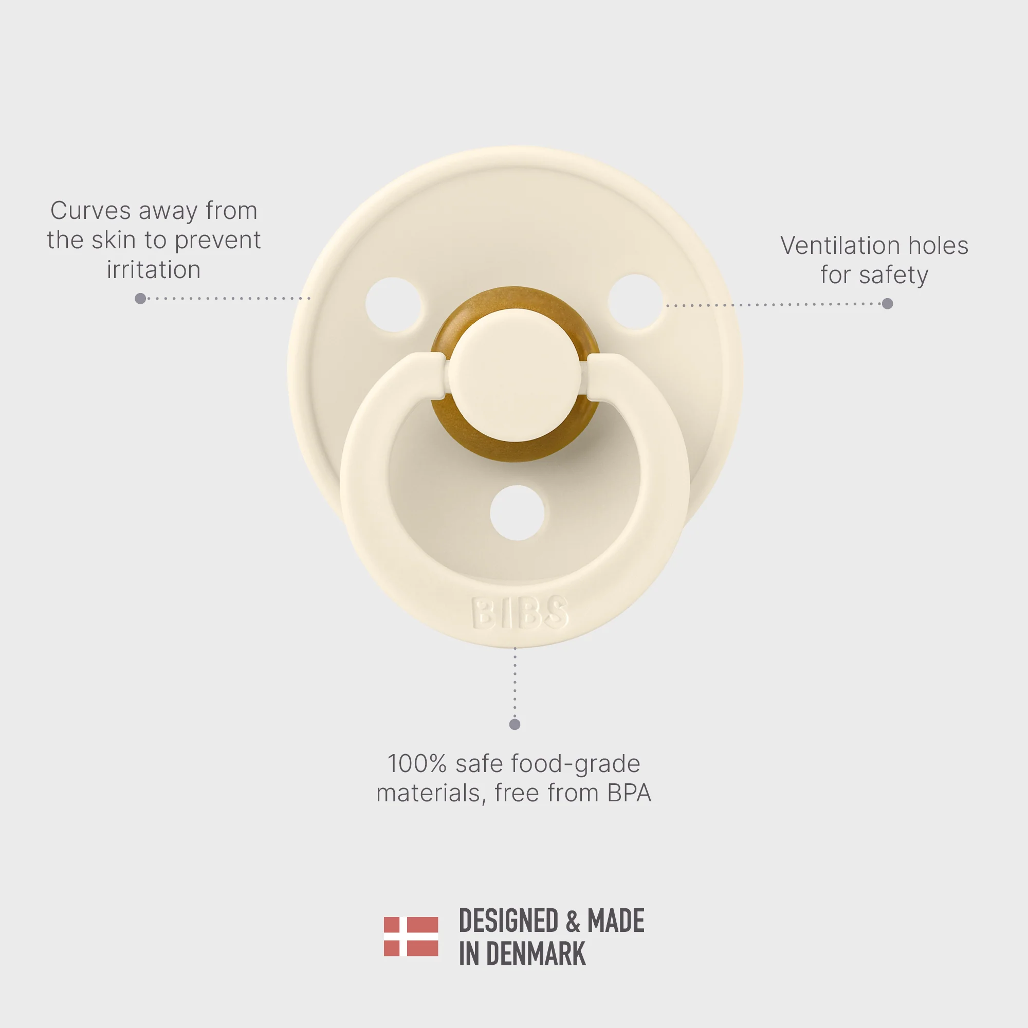 Natural Latex Rubber Pacifier, Size 2 (6-18 Months) - Image 7