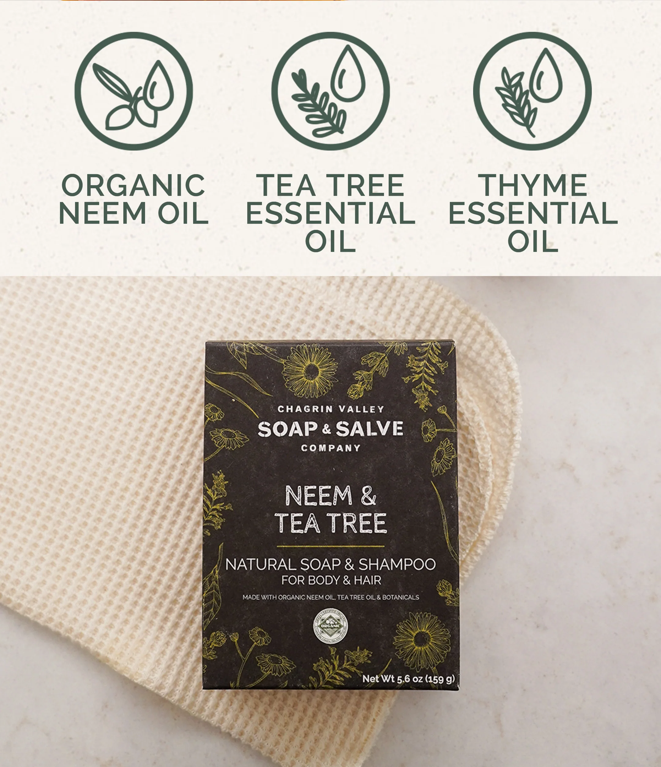 Natural Shampoo and Soap Bar - Image 2