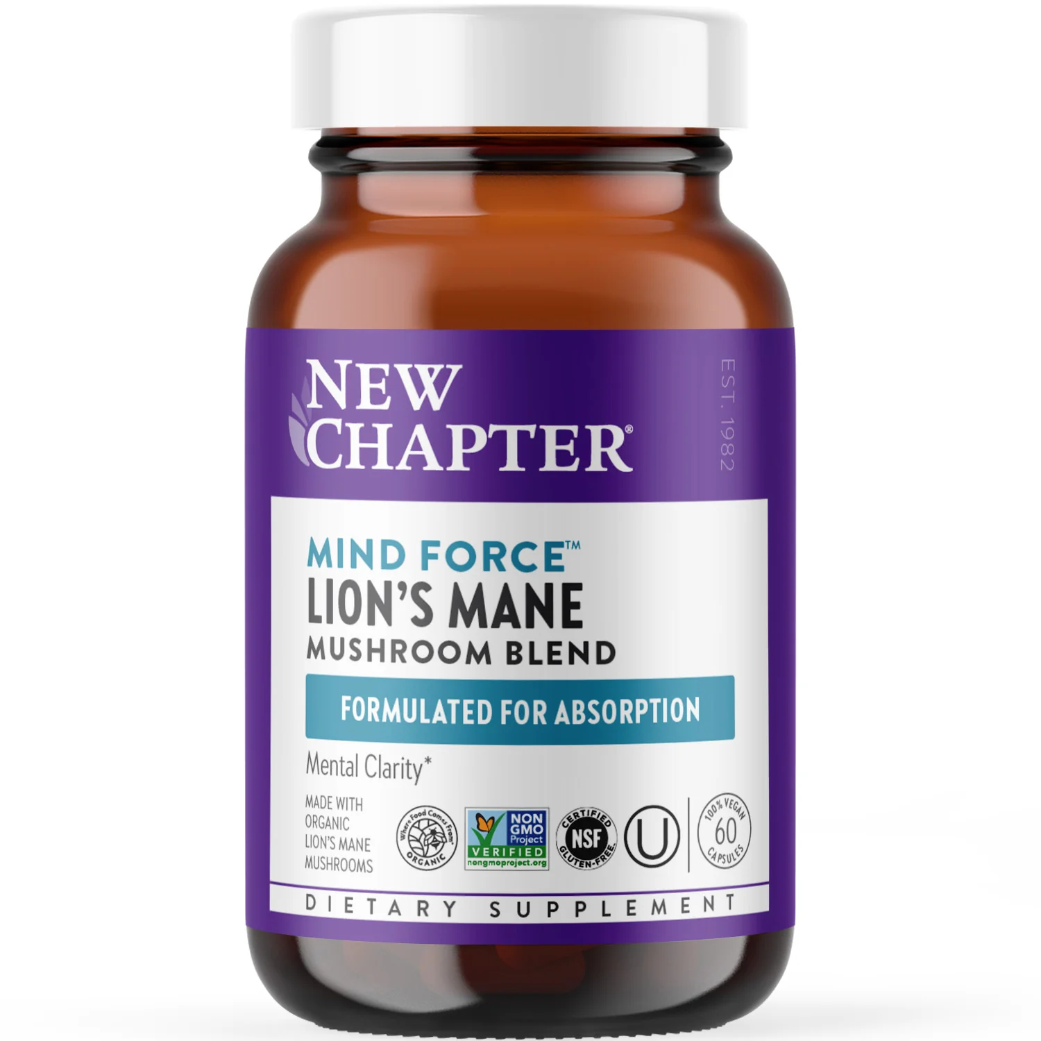 Mind Forceâ„¢, Lion's Mane Mushroom Blend for Mental Clarity