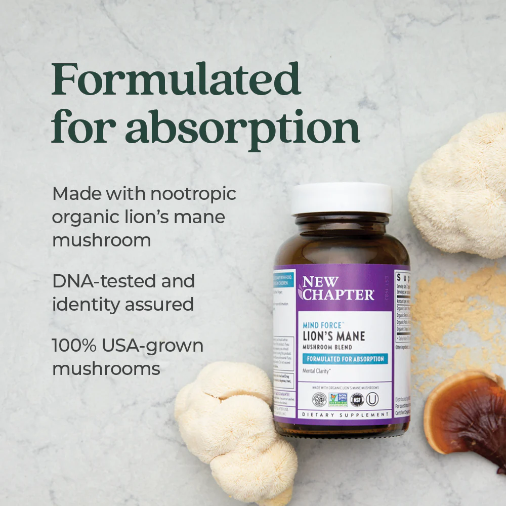 Mind Forceâ„¢, Lion's Mane Mushroom Blend for Mental Clarity - Image 7