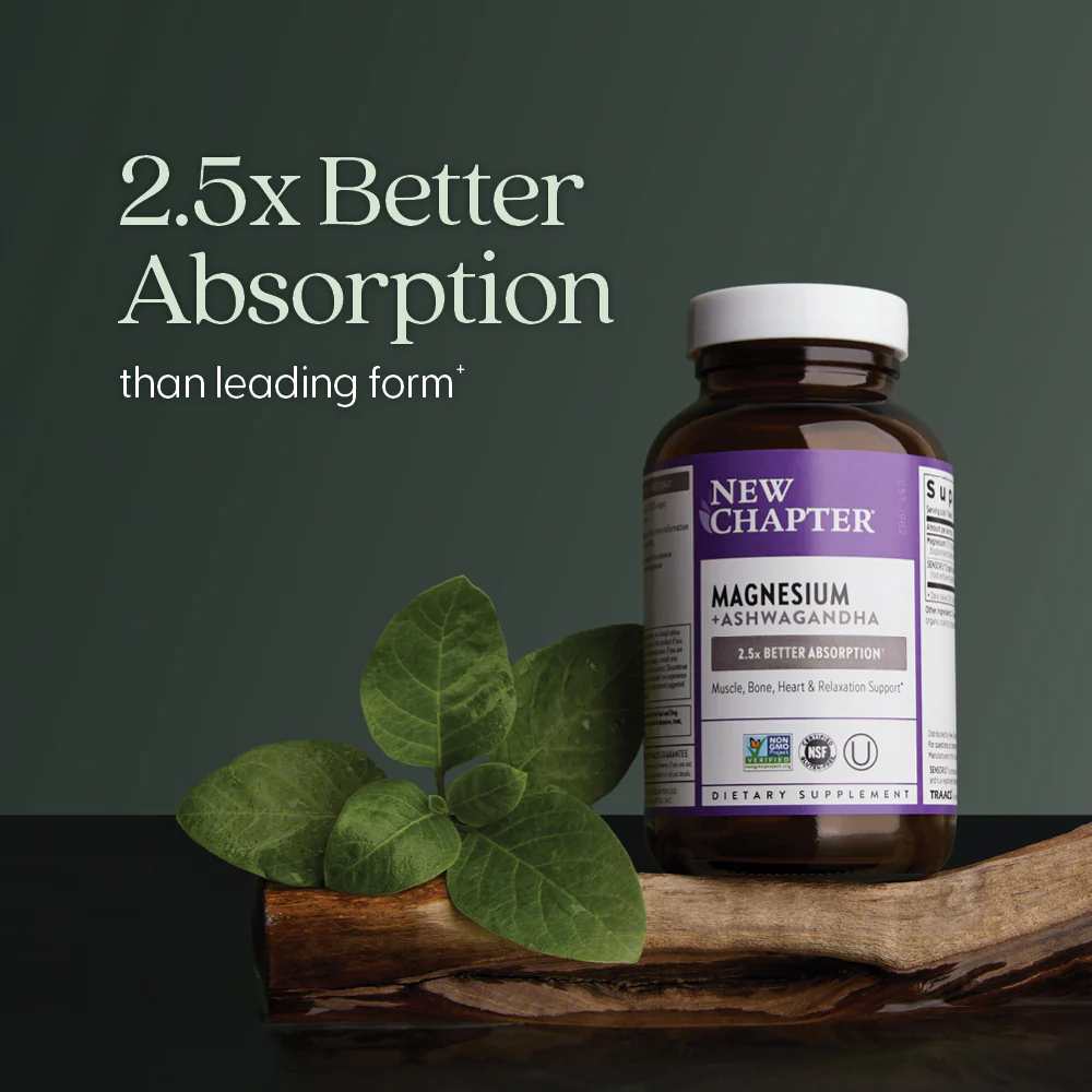 Magnesium + Ashwagandha, Muscle, Bone, Heart, Relaxation Support - Image 3