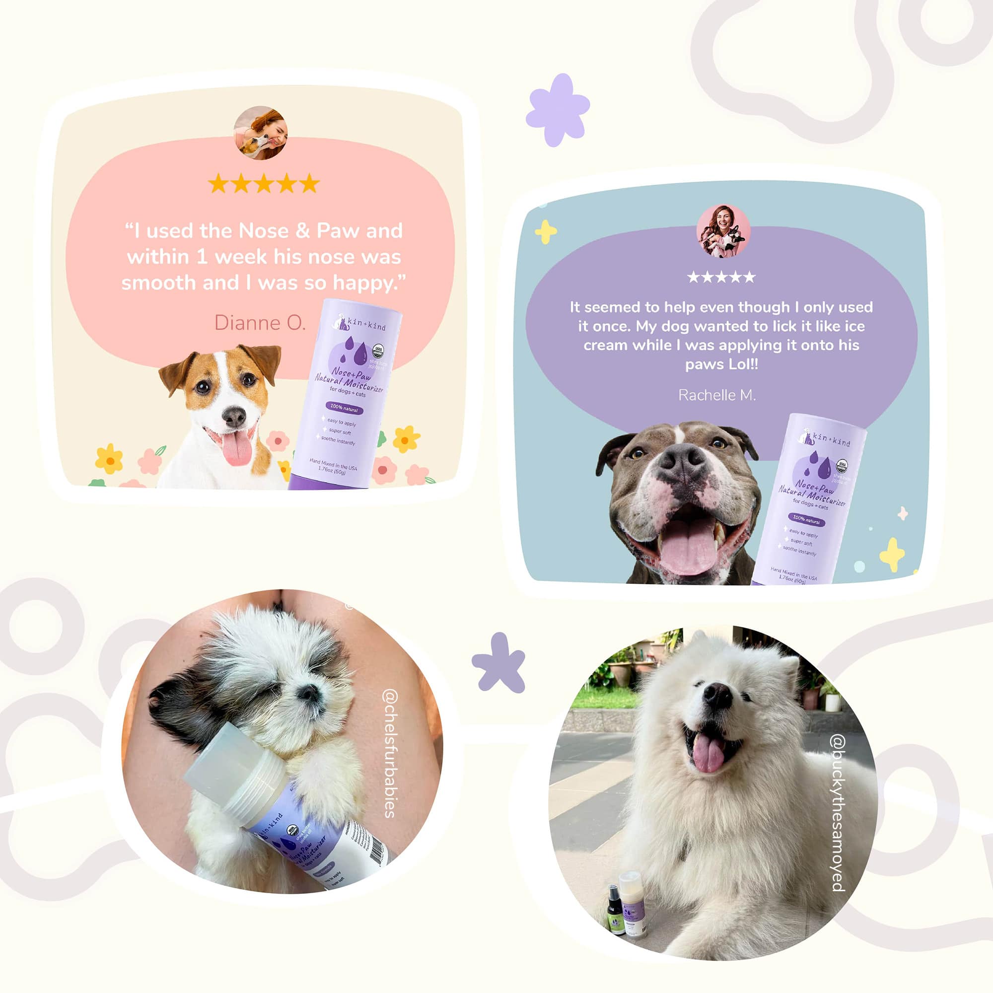Organic Nose & Paw Moisturizer Stick for Dogs & Cats - Image 7